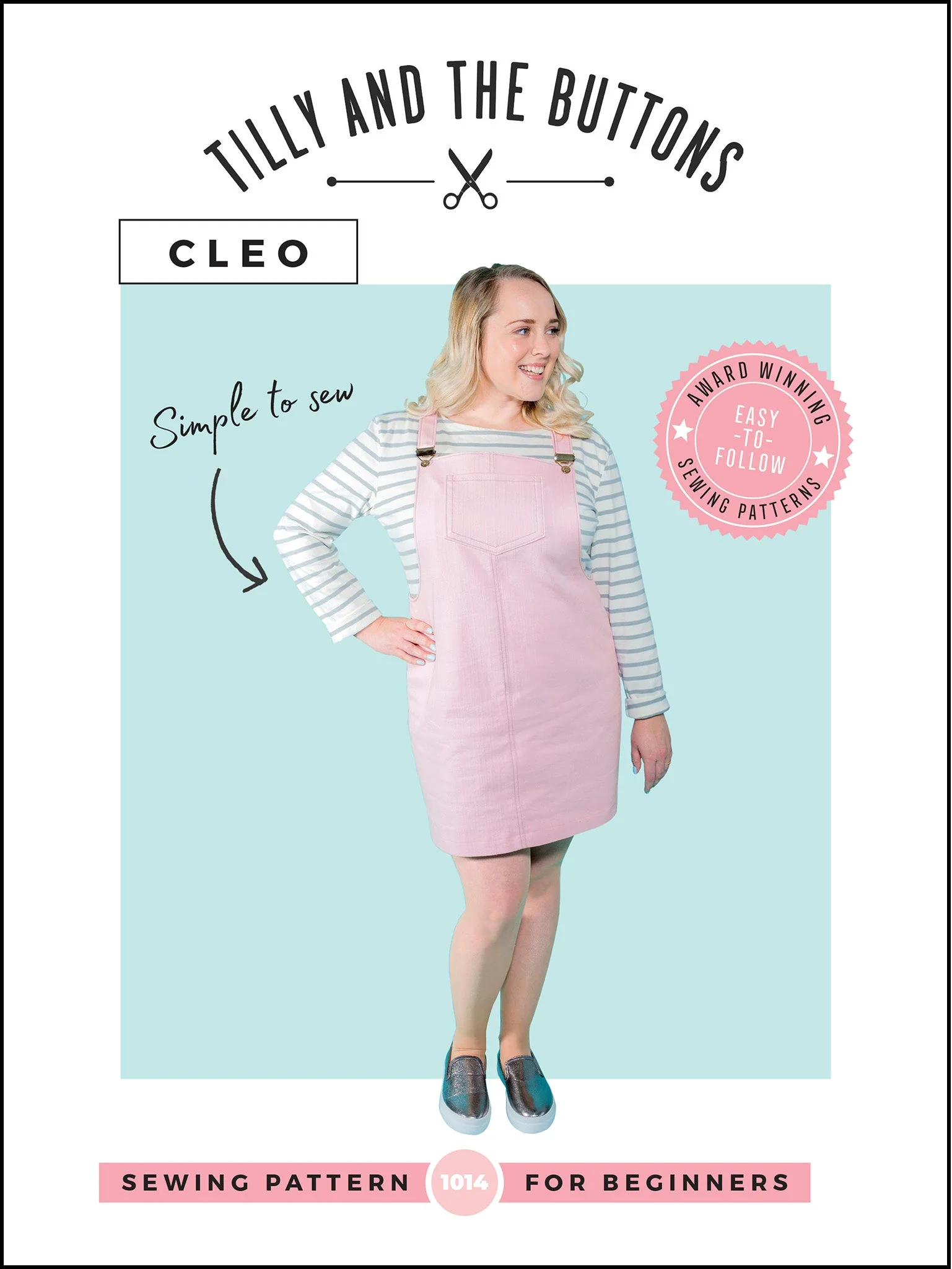 Cleo Dungaree Dress Pattern - Tilly And The Buttons - Image 13