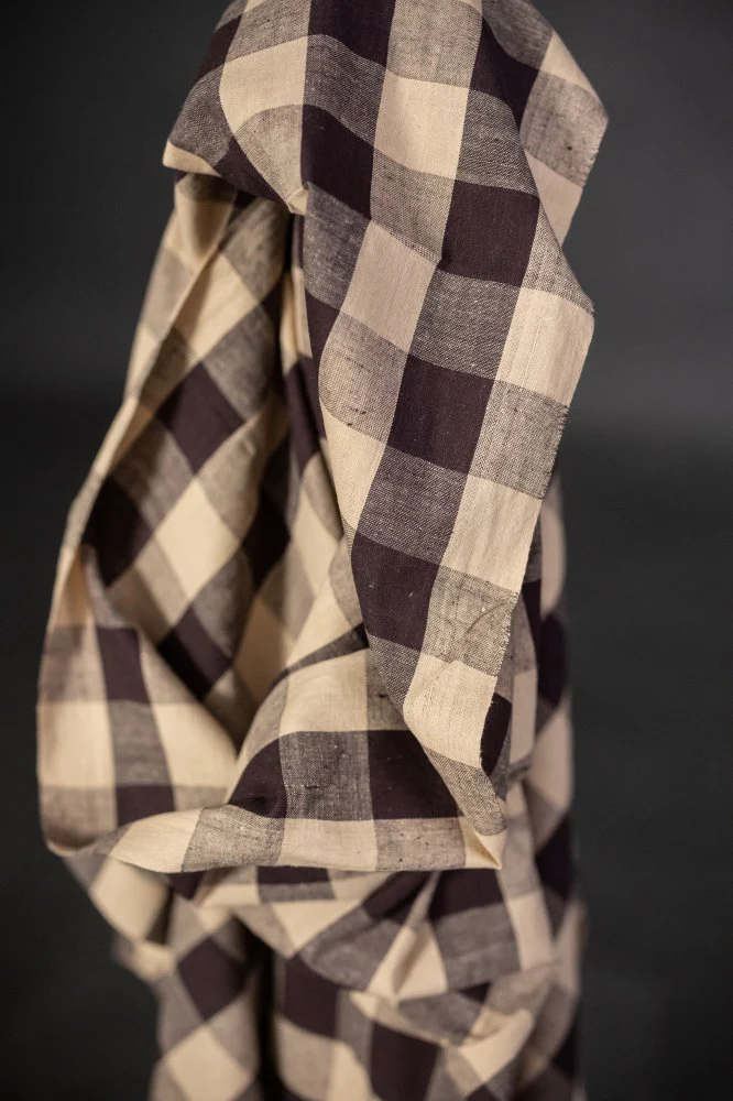 Coffee Creme Handwoven Indian Cotton - Merchant & Mills - Image 2
