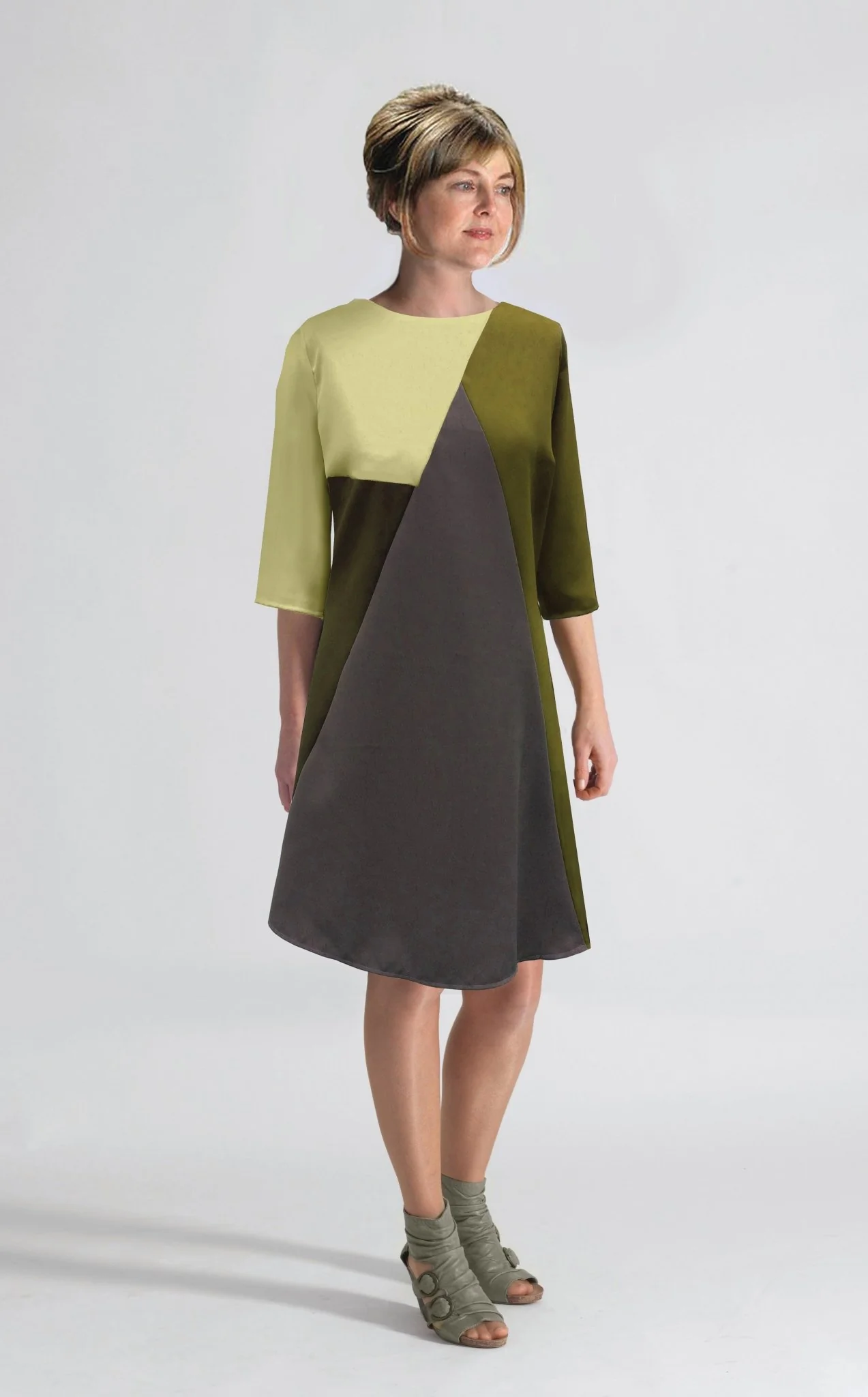 Colourblock Dress - Paper Sewing Pattern - Sew Different - Image 3