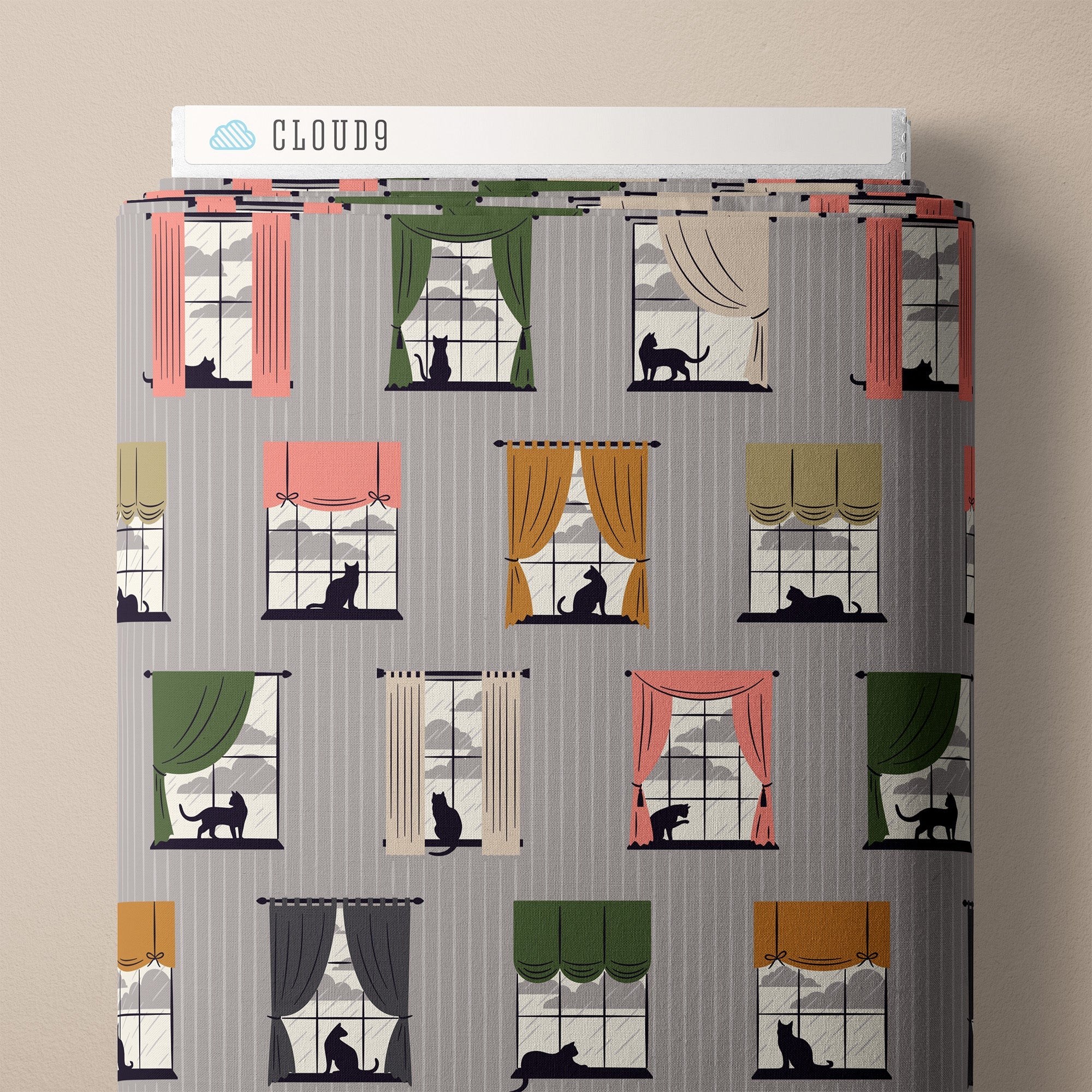 Cozy & Dry - Spring Showers - Ann Gardner - Cloud 9 Fabrics - Poplin