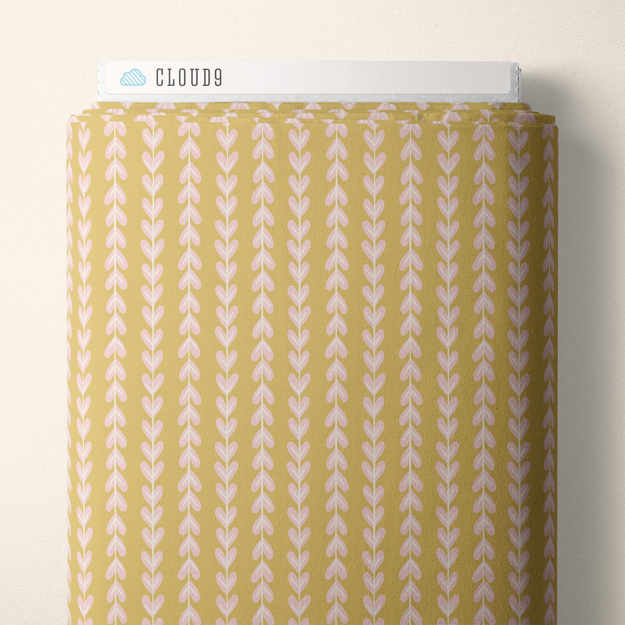 Creeping Vines - Gold - Naturally Wild - Ann Gardner - Cloud 9 Fabrics - Poplin