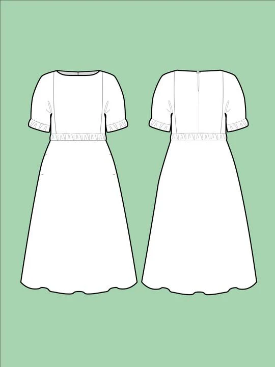 Cuff Dress Pattern - The Assembly Line - Image 5