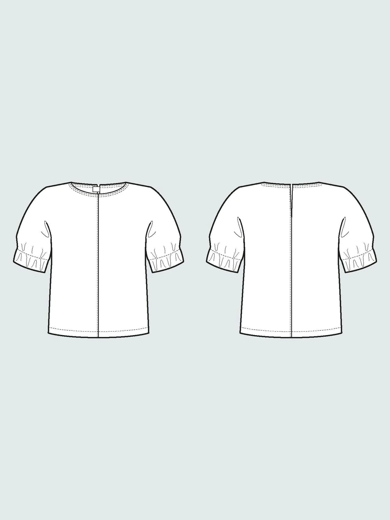 Cuff Top Mini Pattern (4-10yrs) - The Assembly Line - Image 4