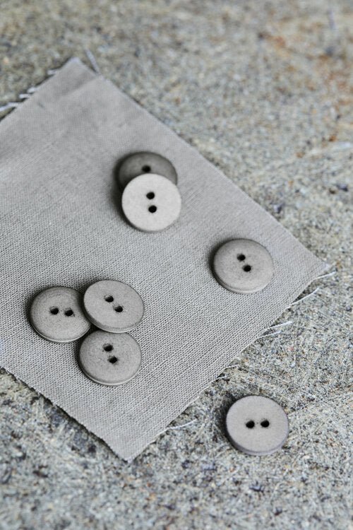 Curb Cotton Button - European Import - Oeko-Tex® - Mind The Maker - 11mm (Various Colors) - Image 2