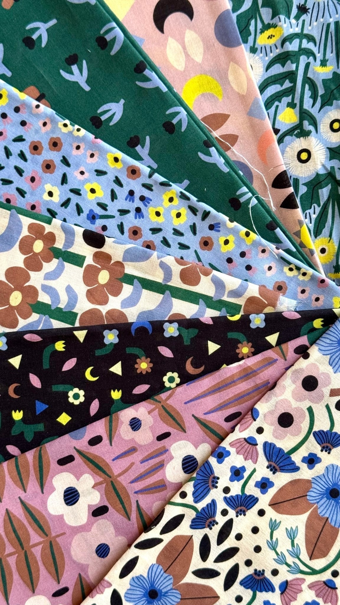 Confetti - Sun Seed Moon - Leah Duncan - Cloud 9 Fabrics - Batiste - Image 5