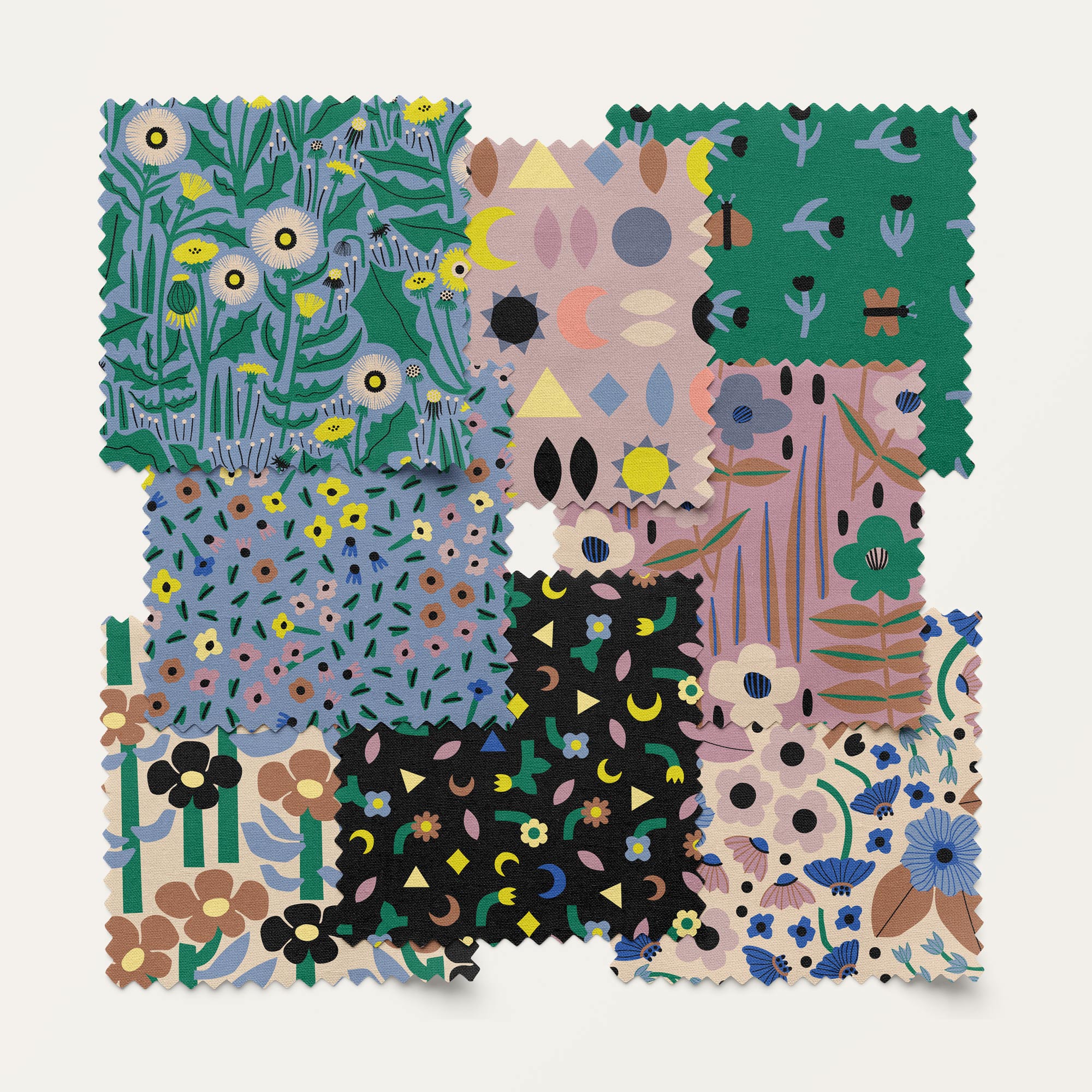 Confetti - Sun Seed Moon - Leah Duncan - Cloud 9 Fabrics - Batiste - Image 7