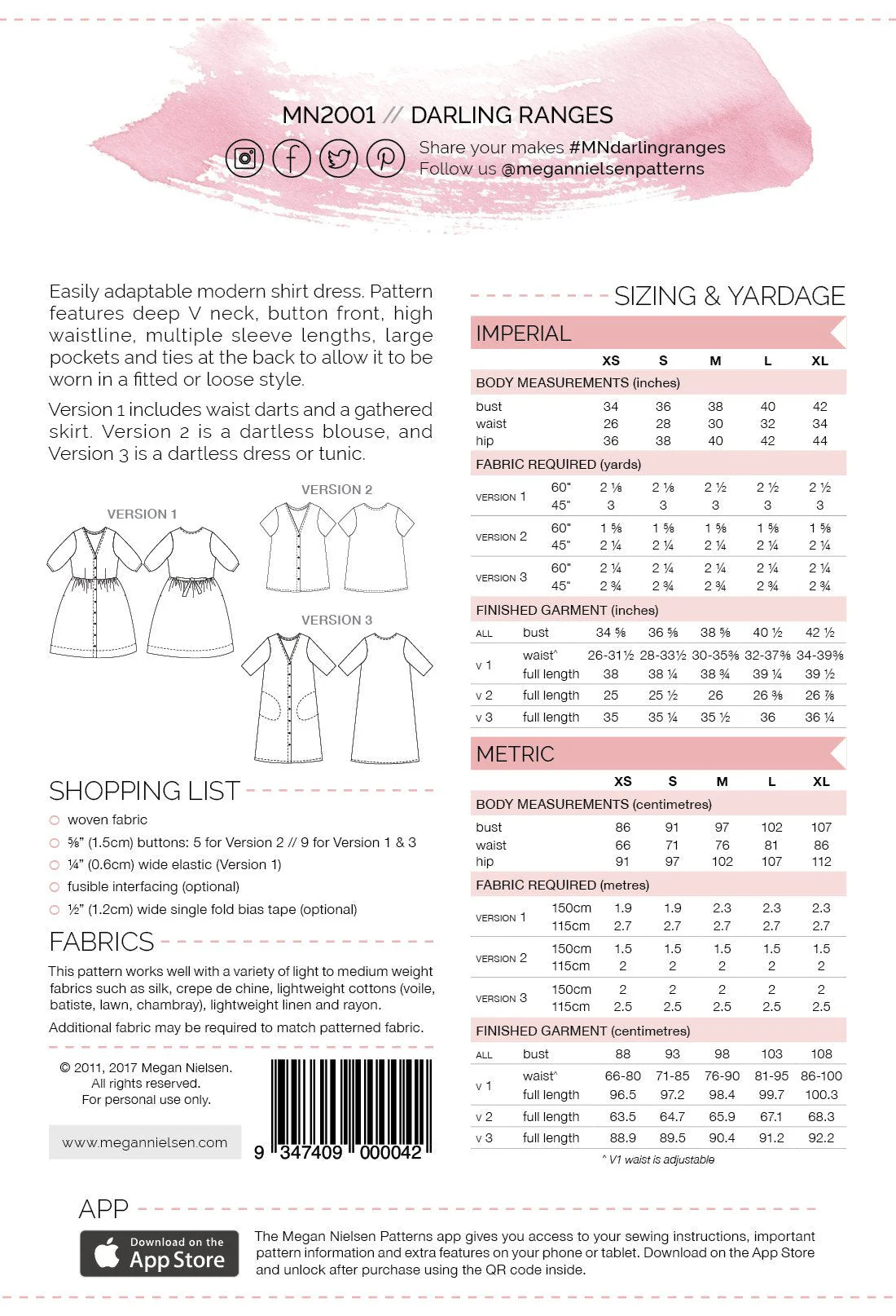 Darling Ranges Dress - Megan Nielsen Patterns - Sewing Pattern - Image 12