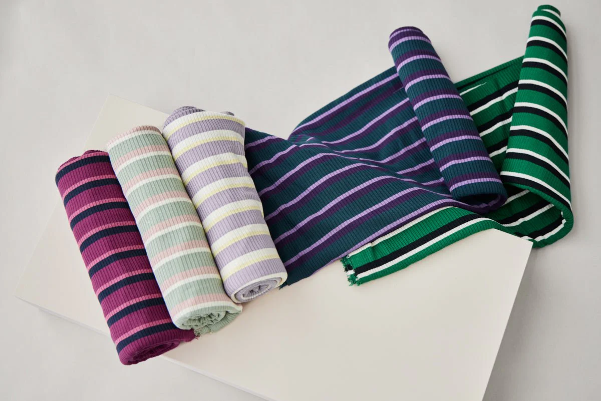 Derby TENCEL™ Modal Stripe Jersey - OEKO-TEX® - MeetMILK - Purple Haze - Image 3