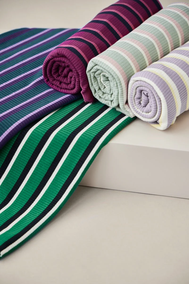 Derby TENCEL™ Modal Stripe Jersey - OEKO-TEX® - MeetMILK - Soft Mint - Image 6