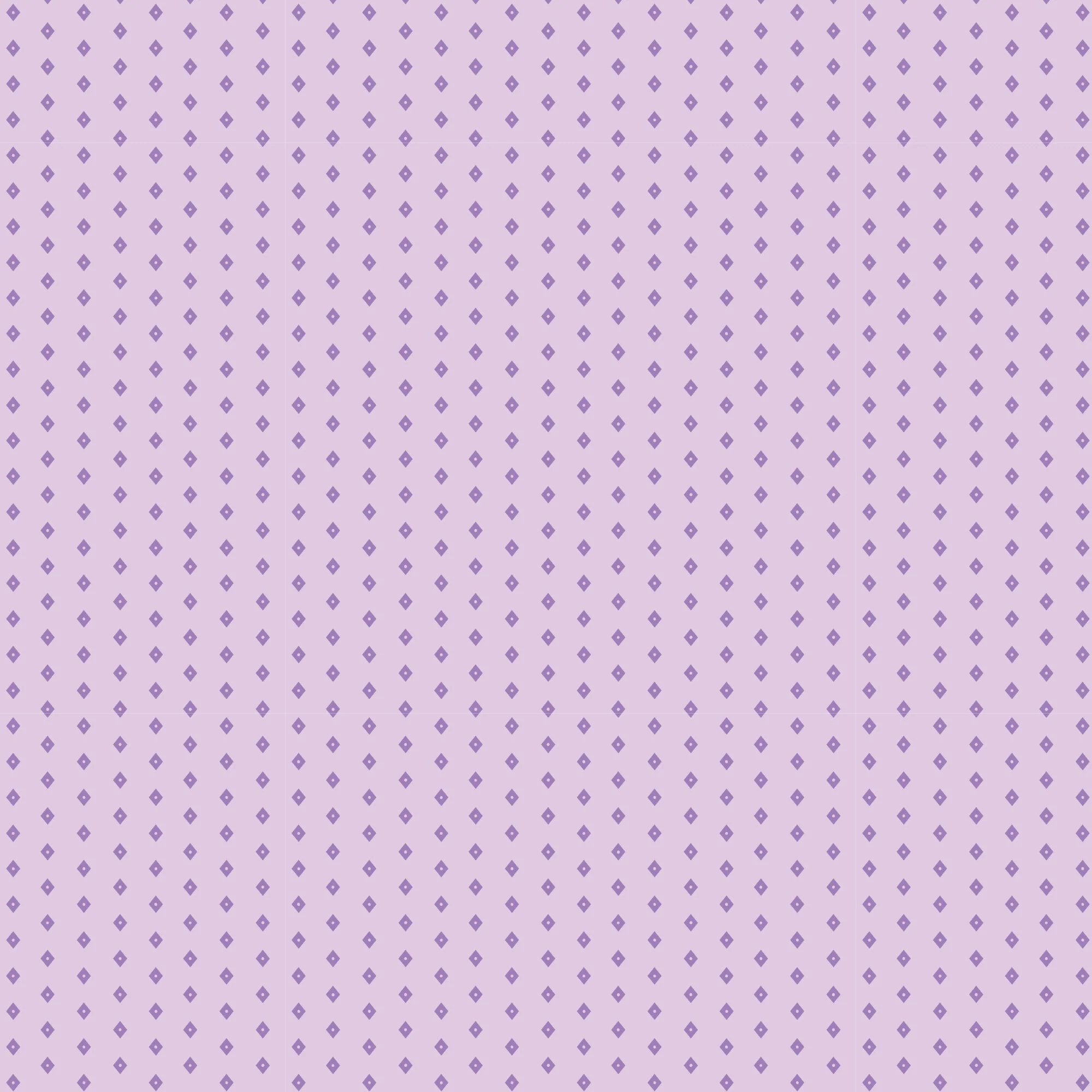 Diamond - Lilac - Retro Meadow - Sophie Rowe - Cloud 9 Fabrics - Poplin - Image 3