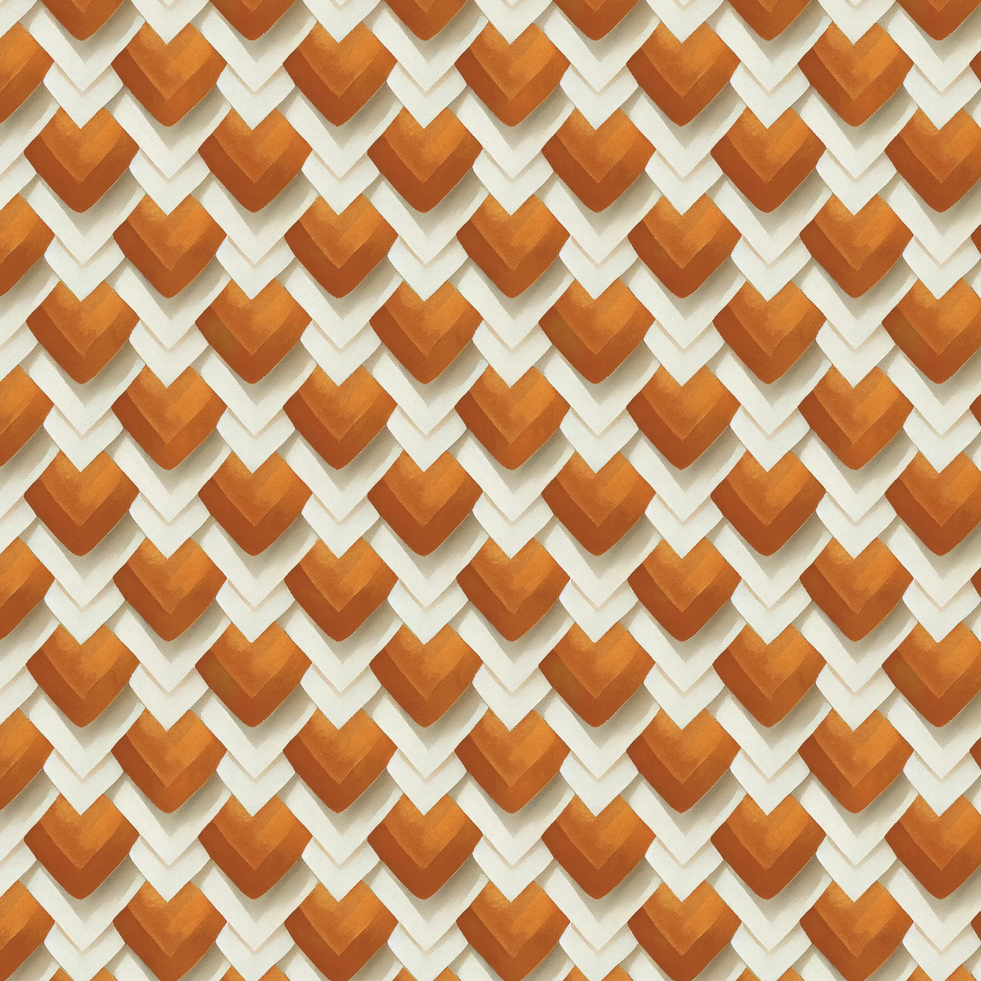Diamonds - Orange - Bali Dreams - Penn Gray Designs - Cloud 9 Fabrics - Poplin - Image 3
