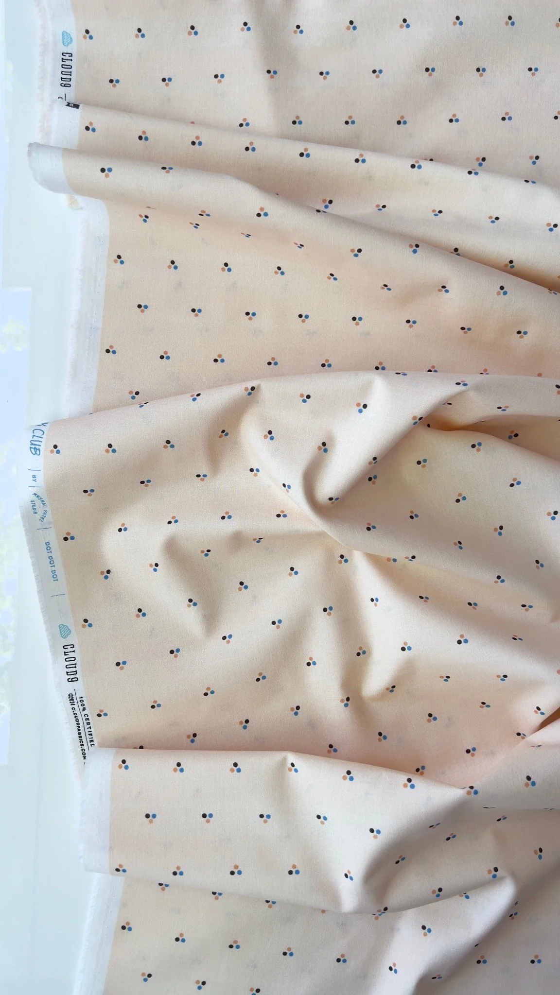 Dot Dot Dot- Book Club by Meenal Patel - Cloud 9 Fabrics - Poplin