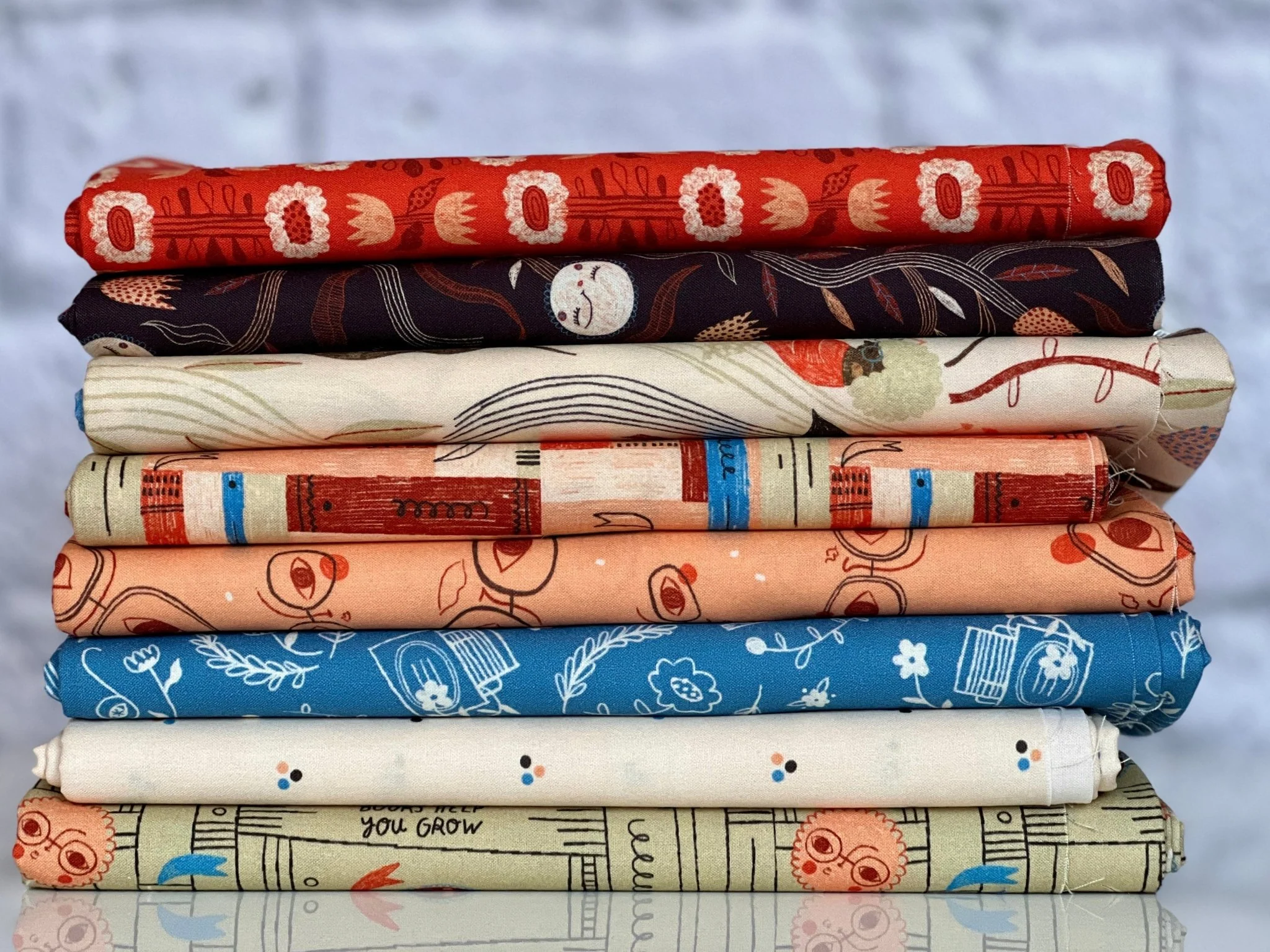 Dot Dot Dot- Book Club by Meenal Patel - Cloud 9 Fabrics - Poplin - Image 5