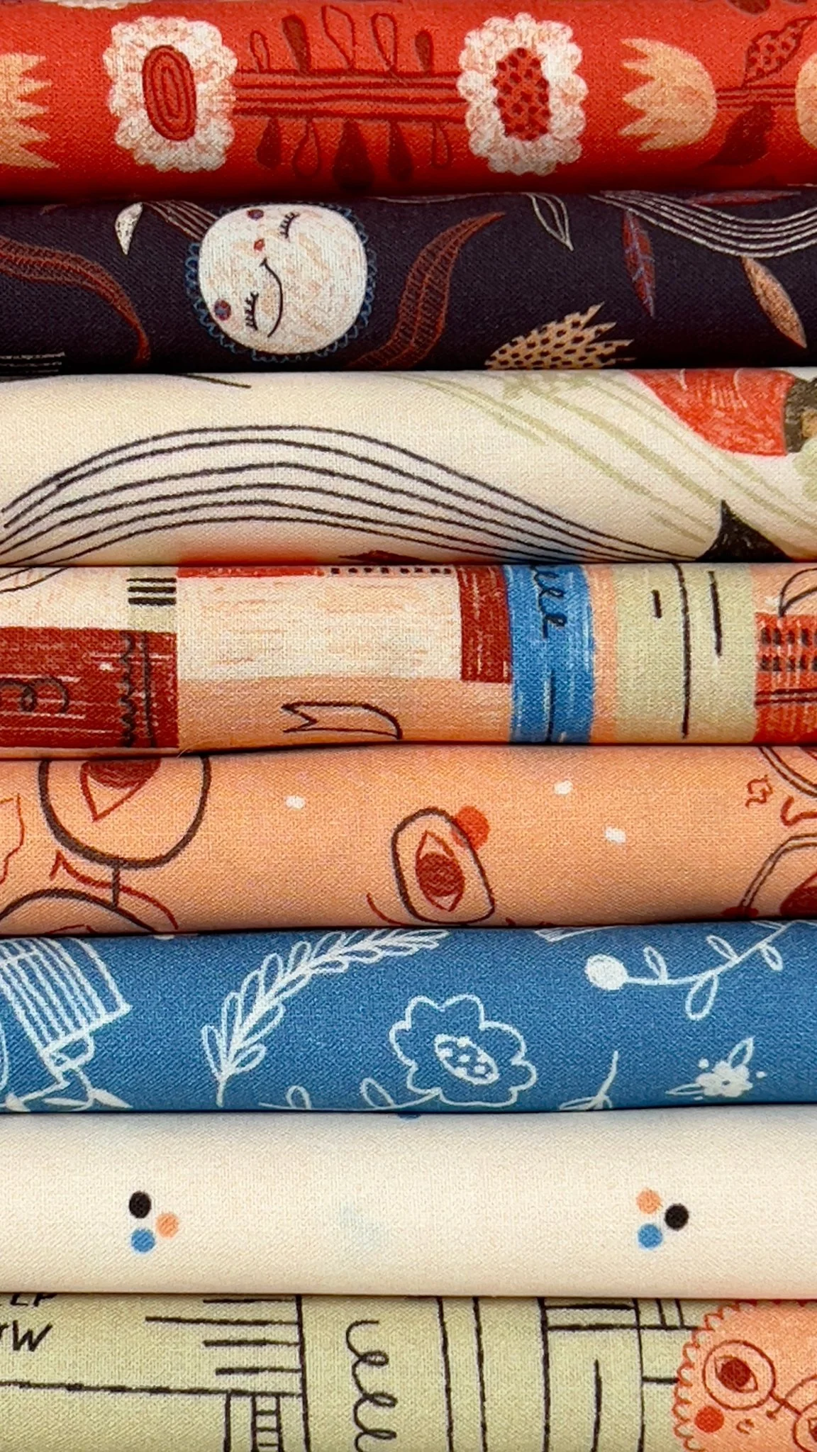 Dot Dot Dot- Book Club by Meenal Patel - Cloud 9 Fabrics - Poplin - Image 6