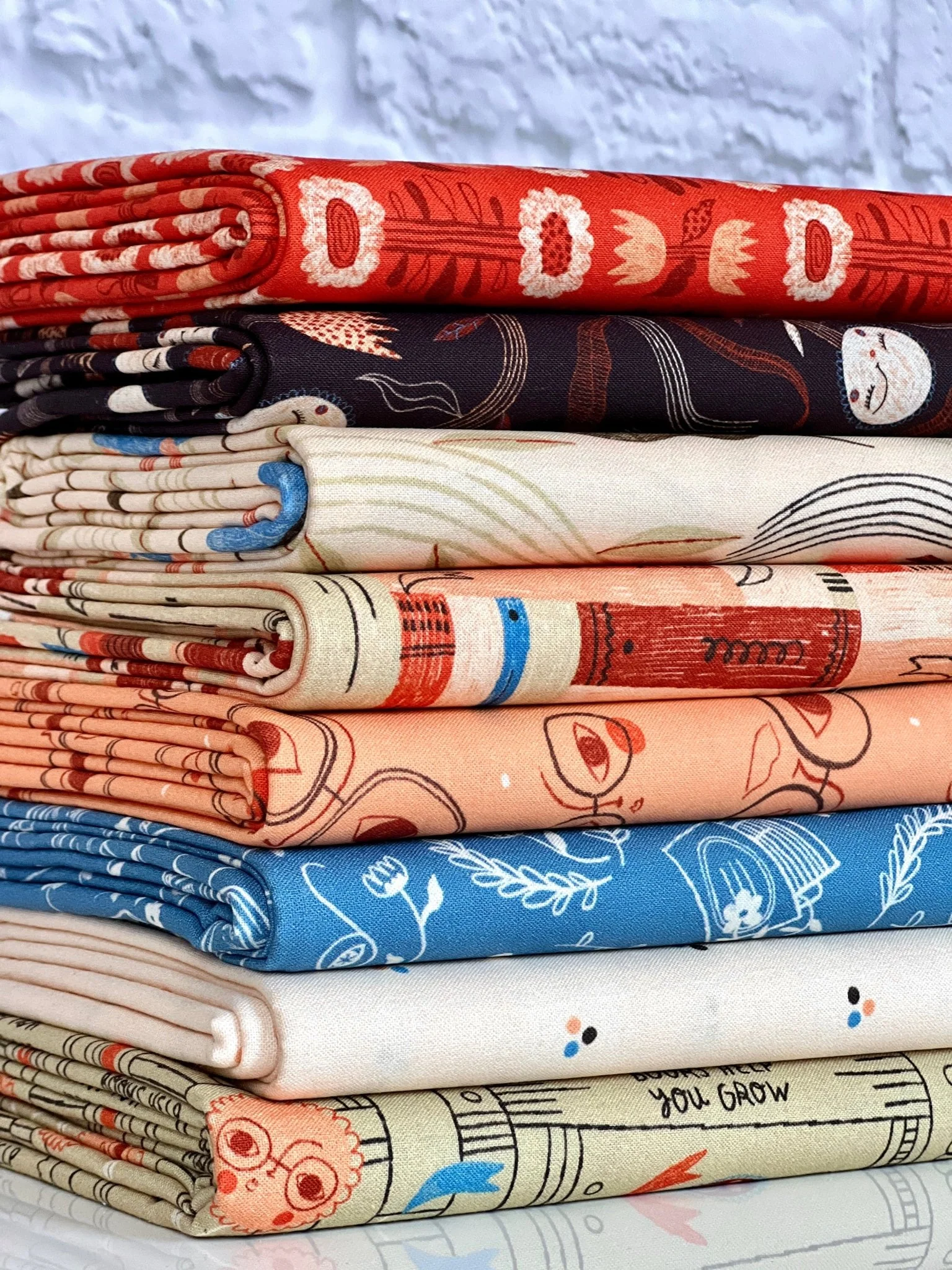 Dot Dot Dot- Book Club by Meenal Patel - Cloud 9 Fabrics - Poplin - Image 7