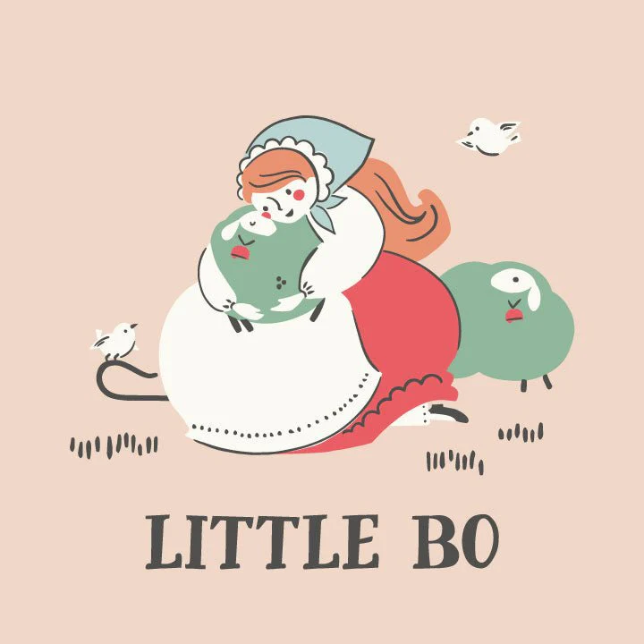 Dotlings - Little Bo - Kimberly Morgan - Cloud 9 Fabrics - Poplin - Image 2