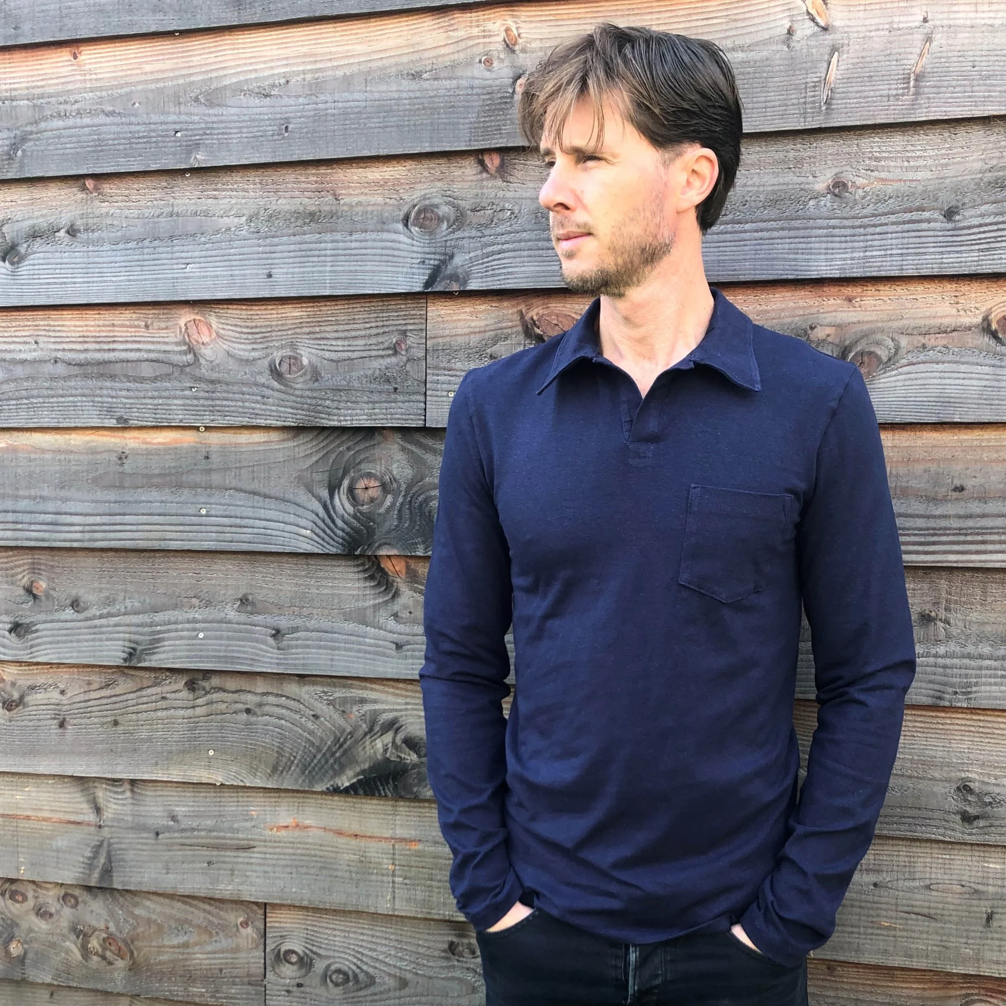 Draper Polo T-Shirt Mens Paper Pattern - Wardrobe by Me - Image 6