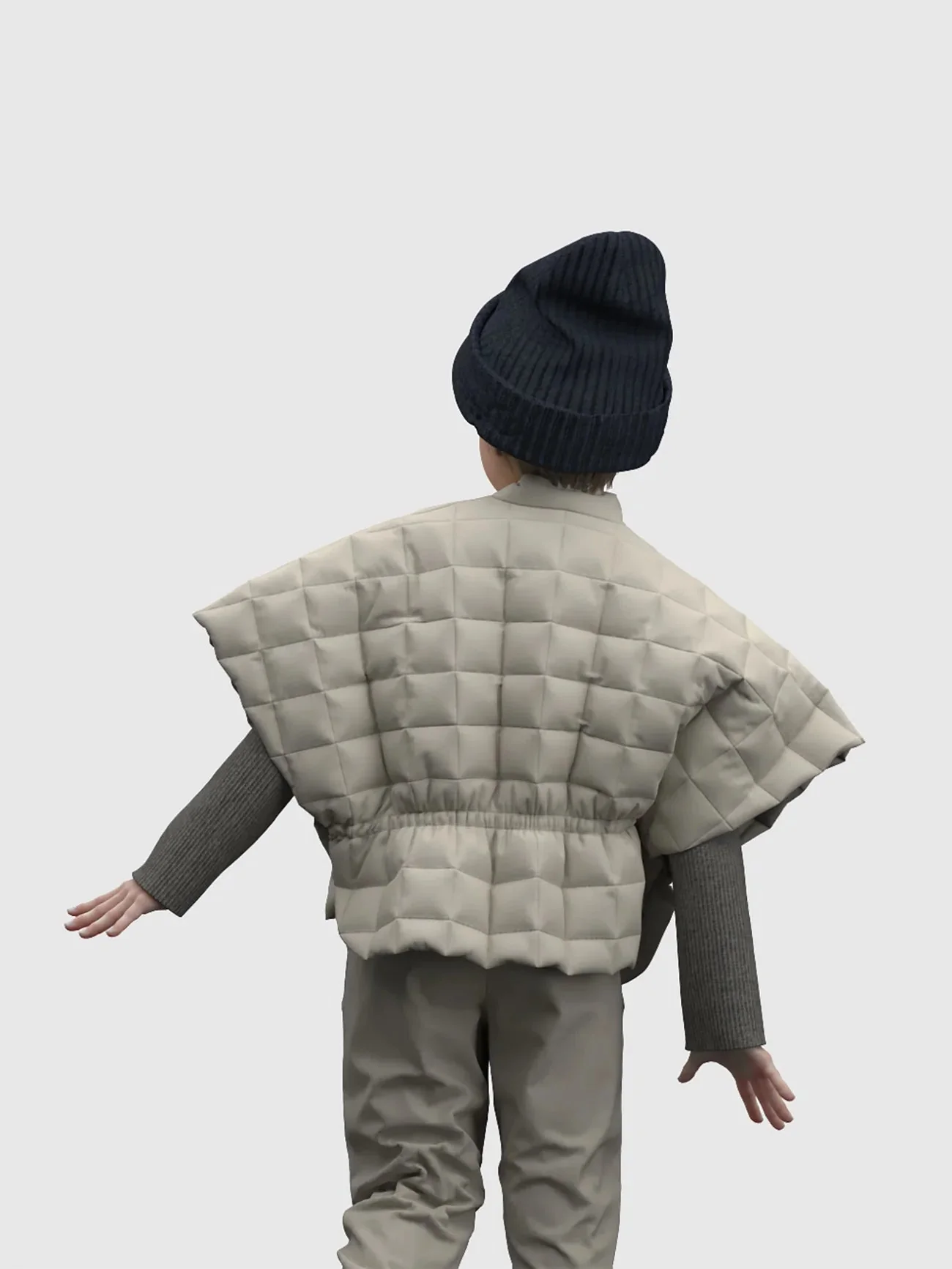 Drawstring Vest Unisex Pattern - The Assembly Line - Image 9
