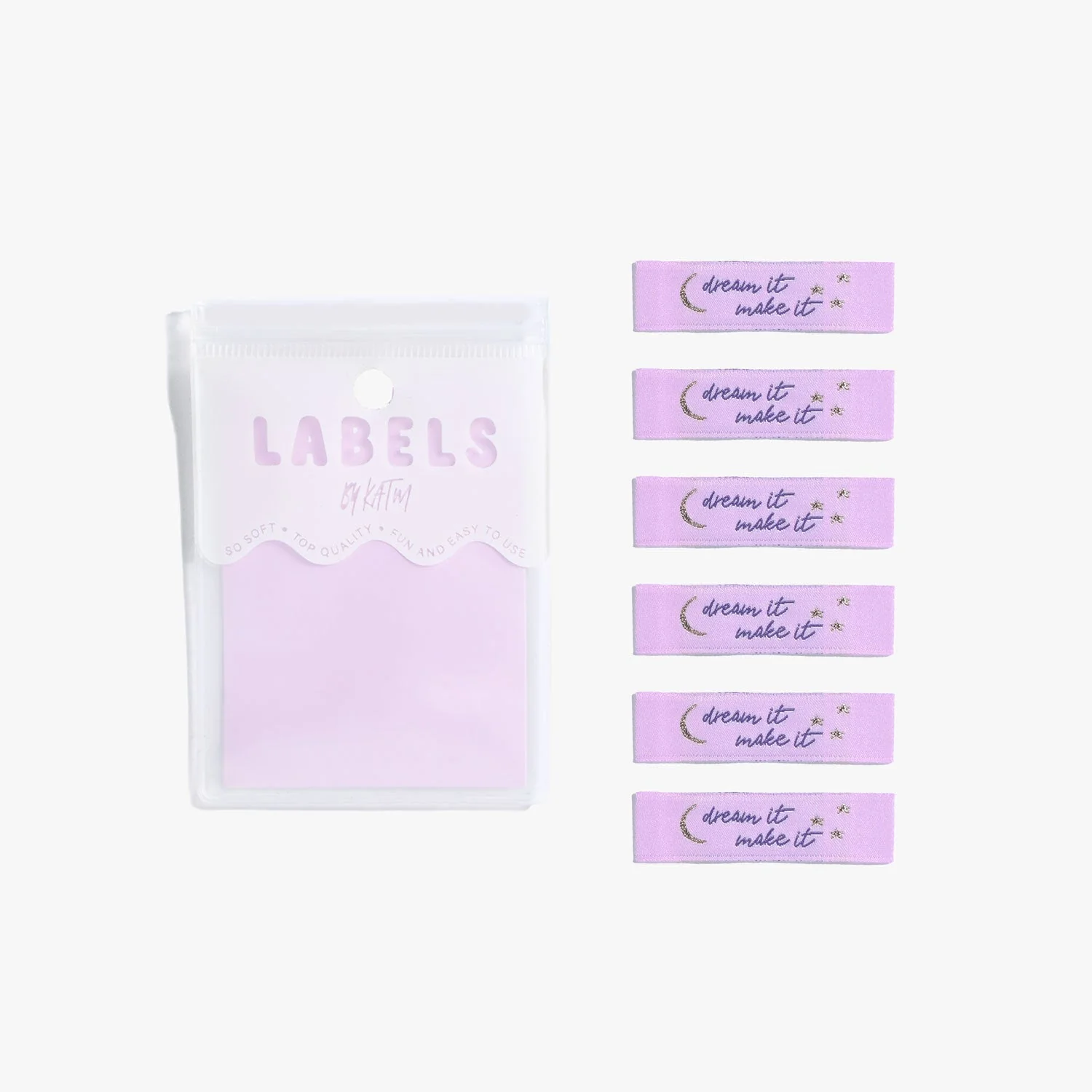 "DREAM IT, MAKE IT" Woven Label Pack - Kylie And The Machine - Image 2