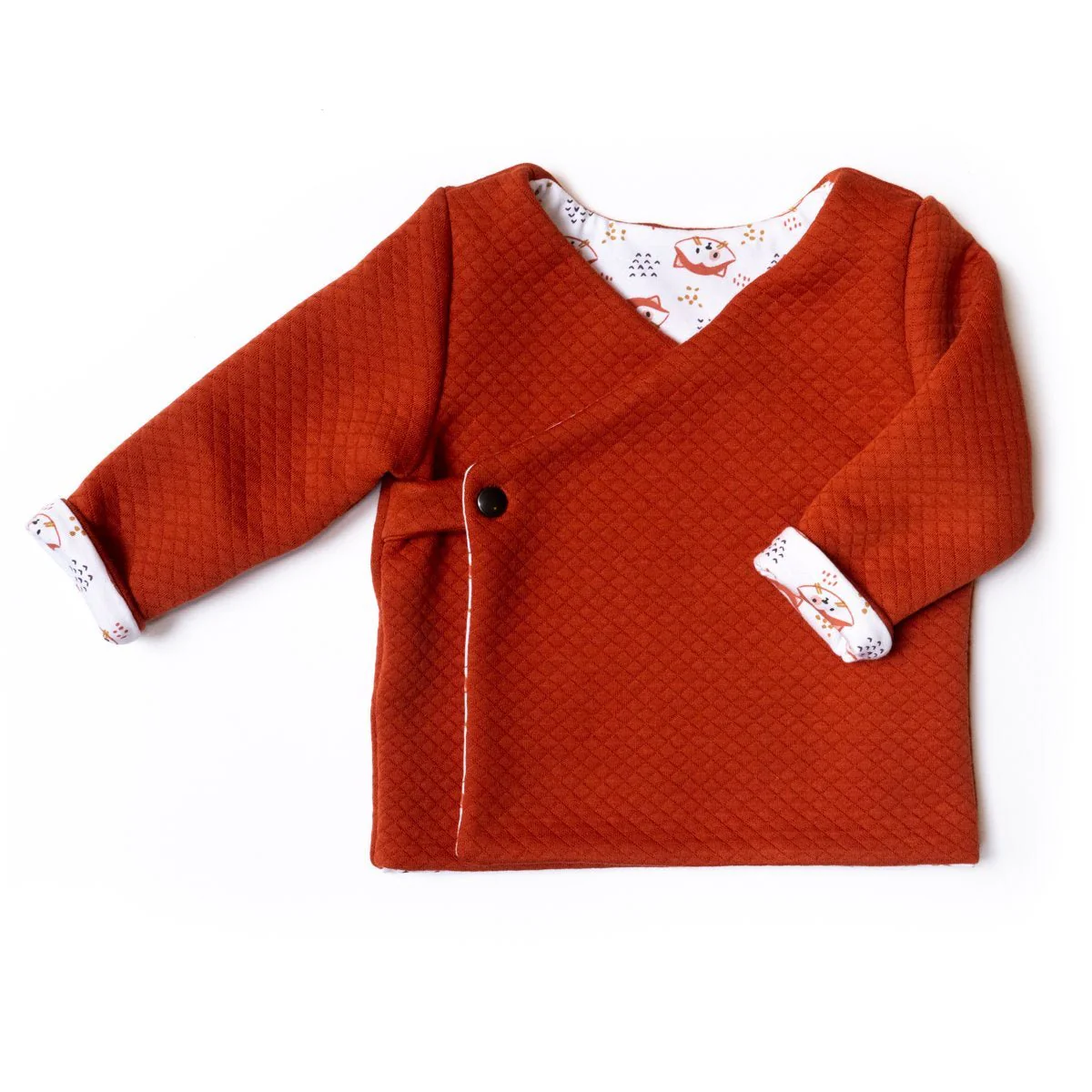 Dublin Cardigan or Dress Sewing Pattern - Baby 1M/4Y - Ikatee - Image 11