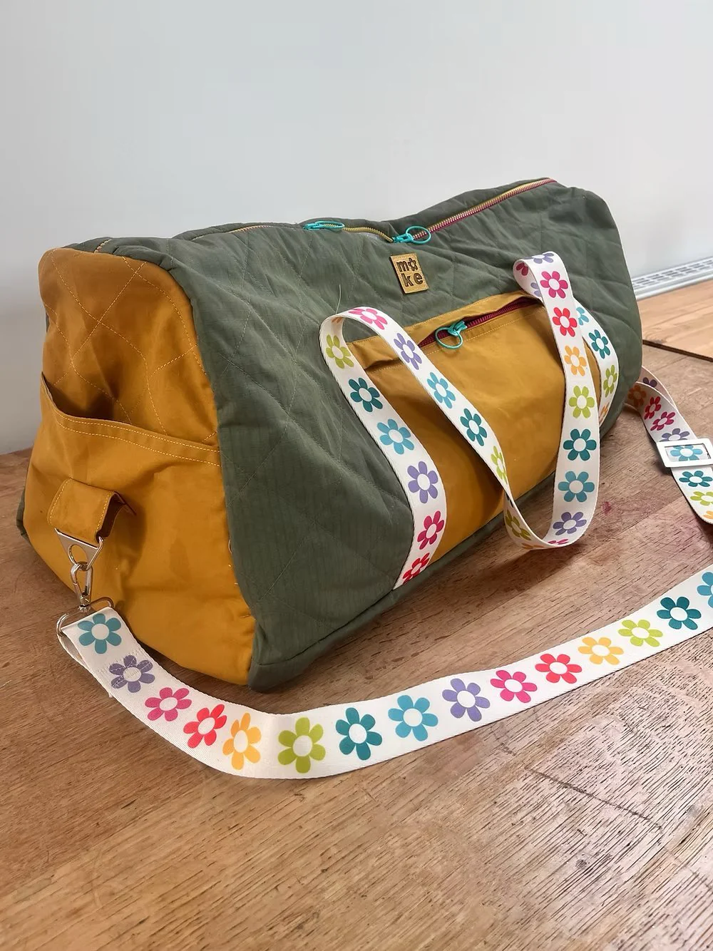 Earnley Duffel Bag Paper Pattern - Two Stitches Patterns