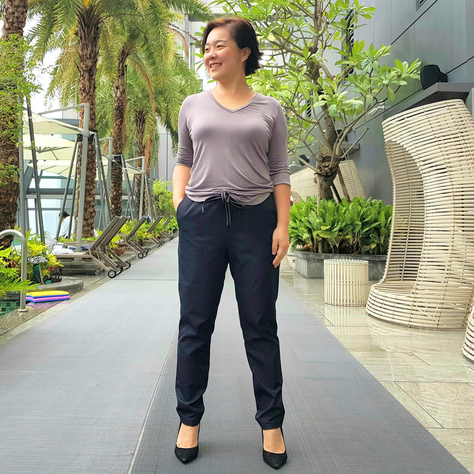 Easy Pants Womens Paper Pattern - Wardrobe by Me - Image 3