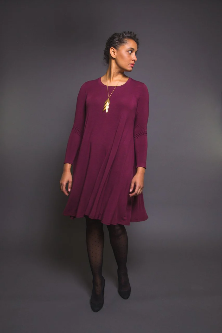Ebony T-Shirt and Knit Dress Pattern - Closet Core Patterns - Image 13