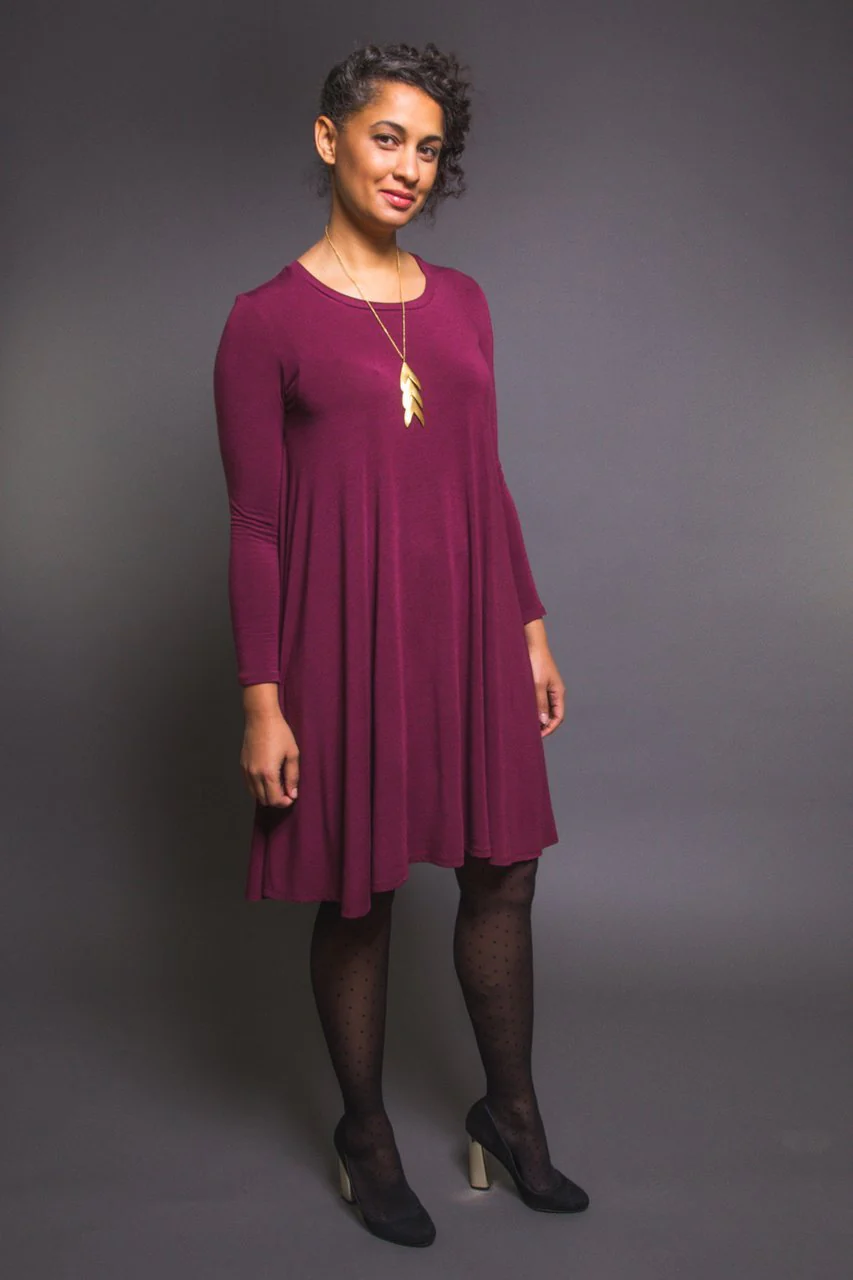 Ebony T-Shirt and Knit Dress Pattern - Closet Core Patterns - Image 16