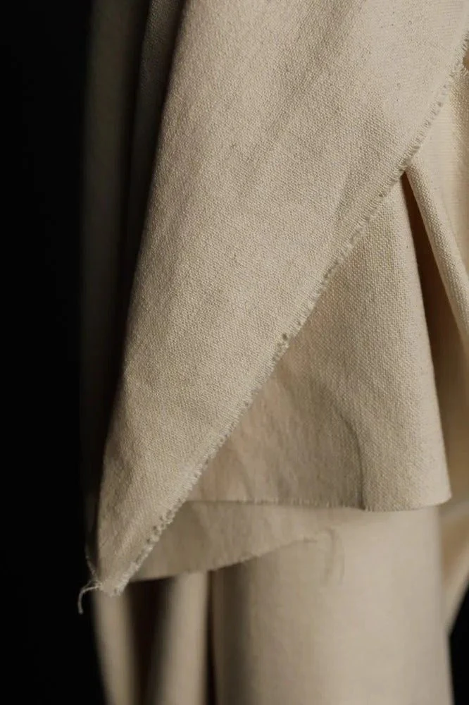 Ecru 13oz Heavy Recycled Cotton Canvas - European Import - Merchant & Mills