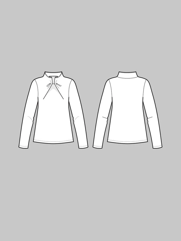 Elastic Tie Sweater Pattern - The Assembly Line - Image 5
