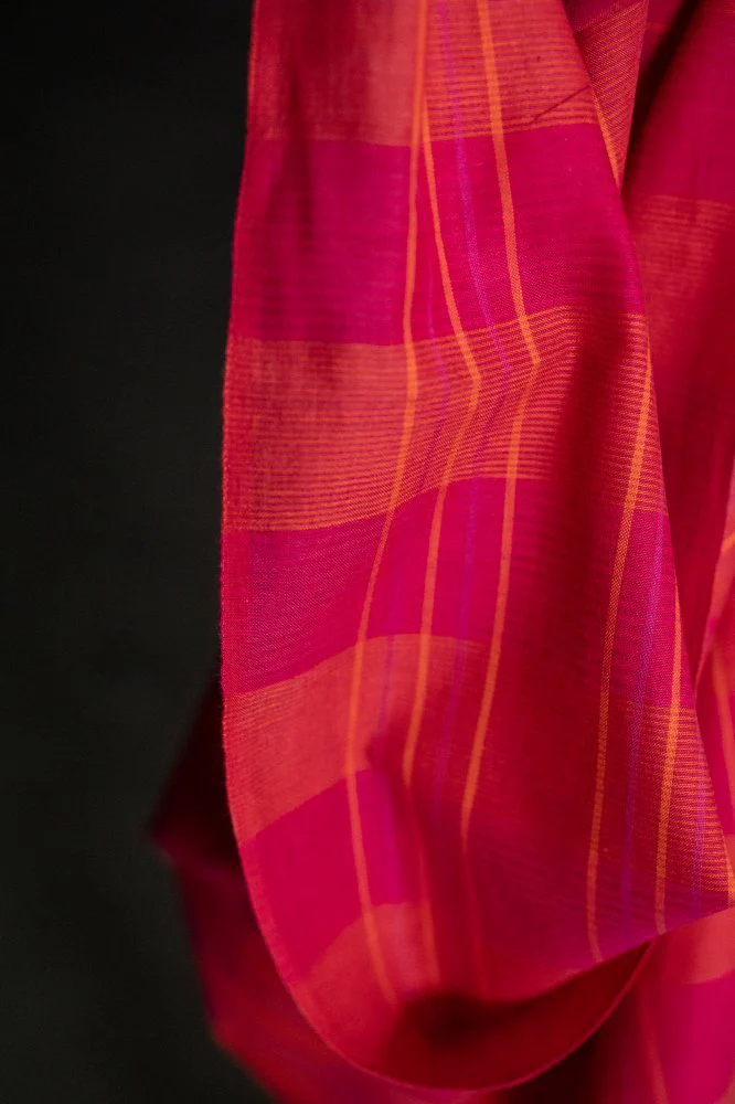 Elodie Check Handwoven Indian Cotton - Merchant & Mills - Image 2