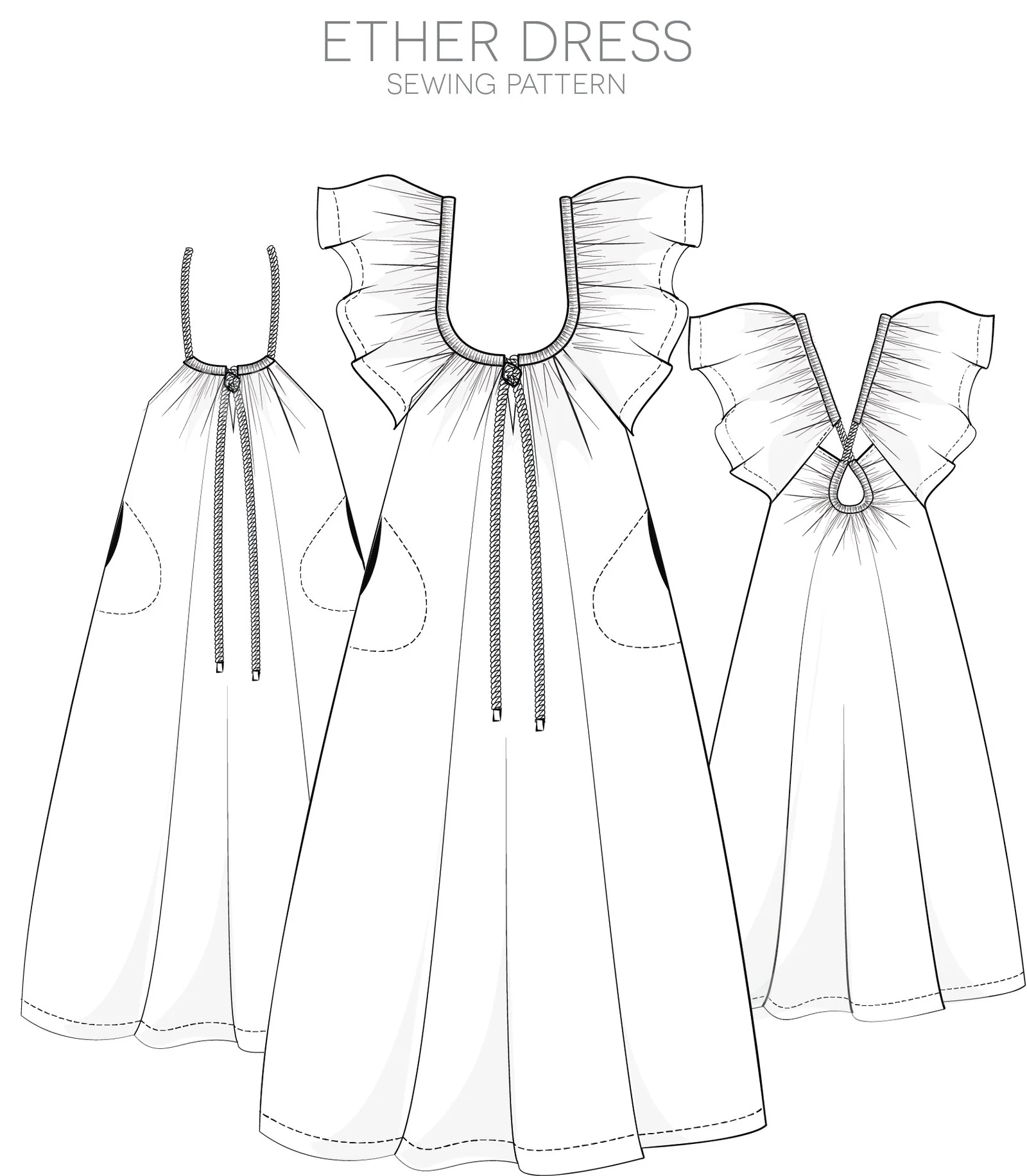 Ether Dress - Sewing Pattern - Pattern Fantastique - Image 7