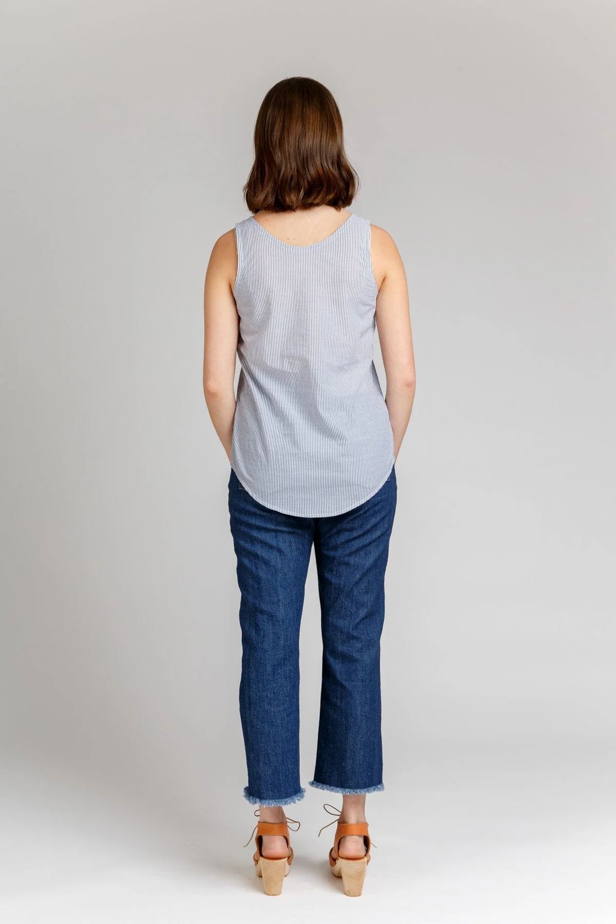 Eucalypt Woven Tank Top and Dress - Megan Nielsen Patterns - Sewing Pattern - Image 11