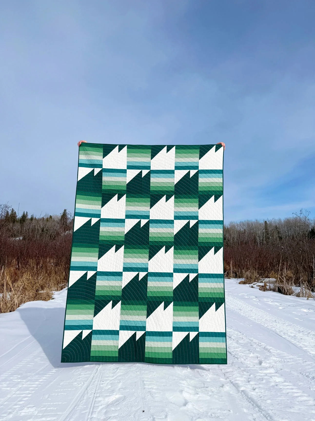Falcon Ridge Paper Pattern - The Blanket Statement Quilt Co. - Image 4