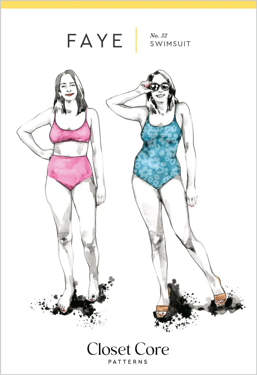 Faye Swimsuit Pattern (0-20) - Closet Core Patterns - Image 2