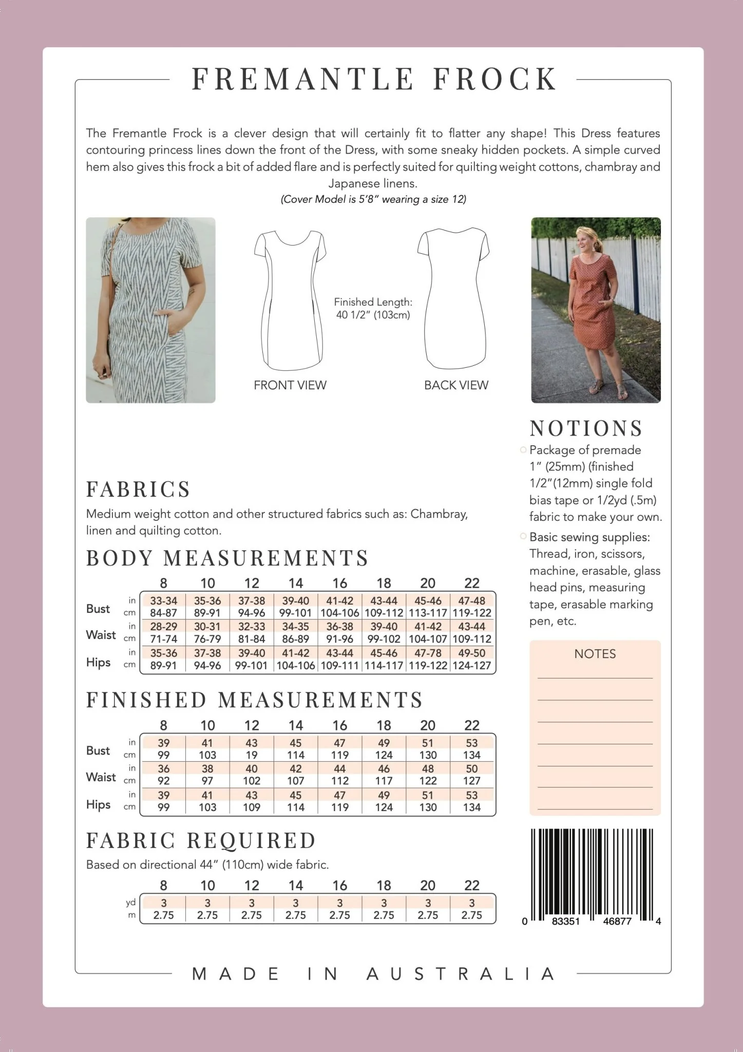Fermantle Frock - Paper Pattern - Sew to Grow - Image 13