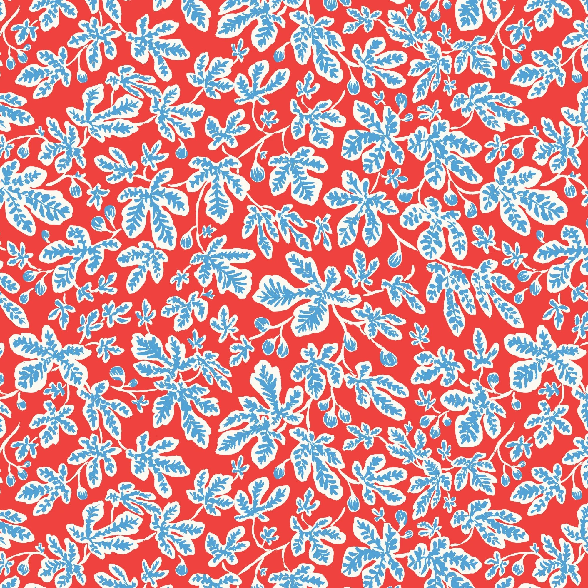 Fig Trees - Nice Nice - Emily Taylor - Cloud 9 Fabrics - Poplin - Image 2