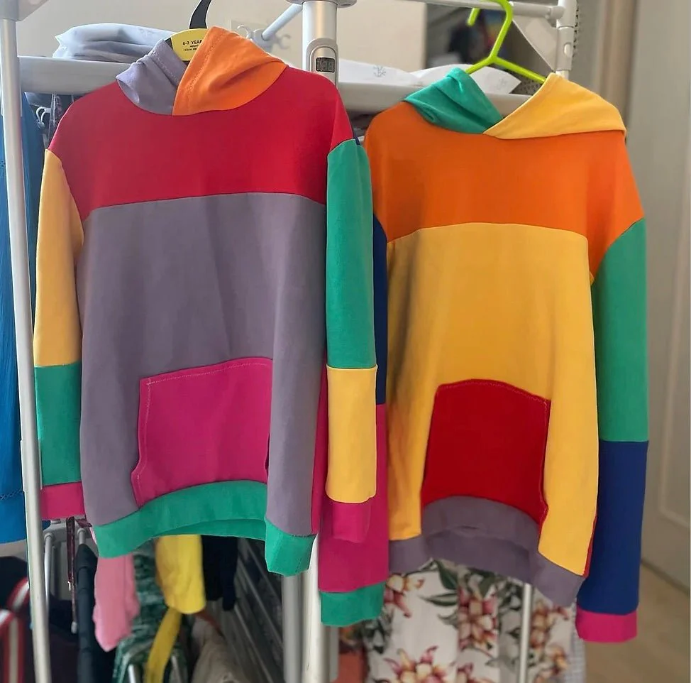 Finley Colour Blocked Hoodie - Kids Paper Sewing Pattern - Two Stitches Patterns - Image 8