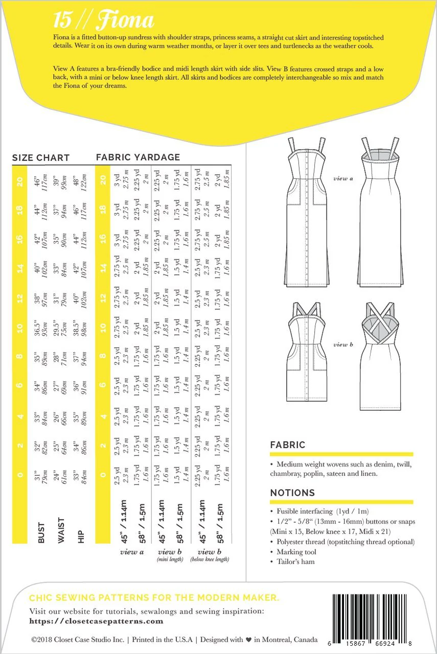 Fiona Sundress Pattern - Closet Core Patterns - Image 14