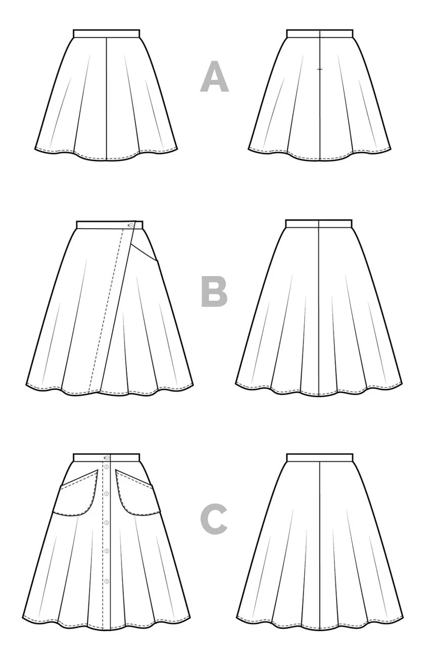 Fiore Skirt Pattern - Closet Core Patterns - Image 20
