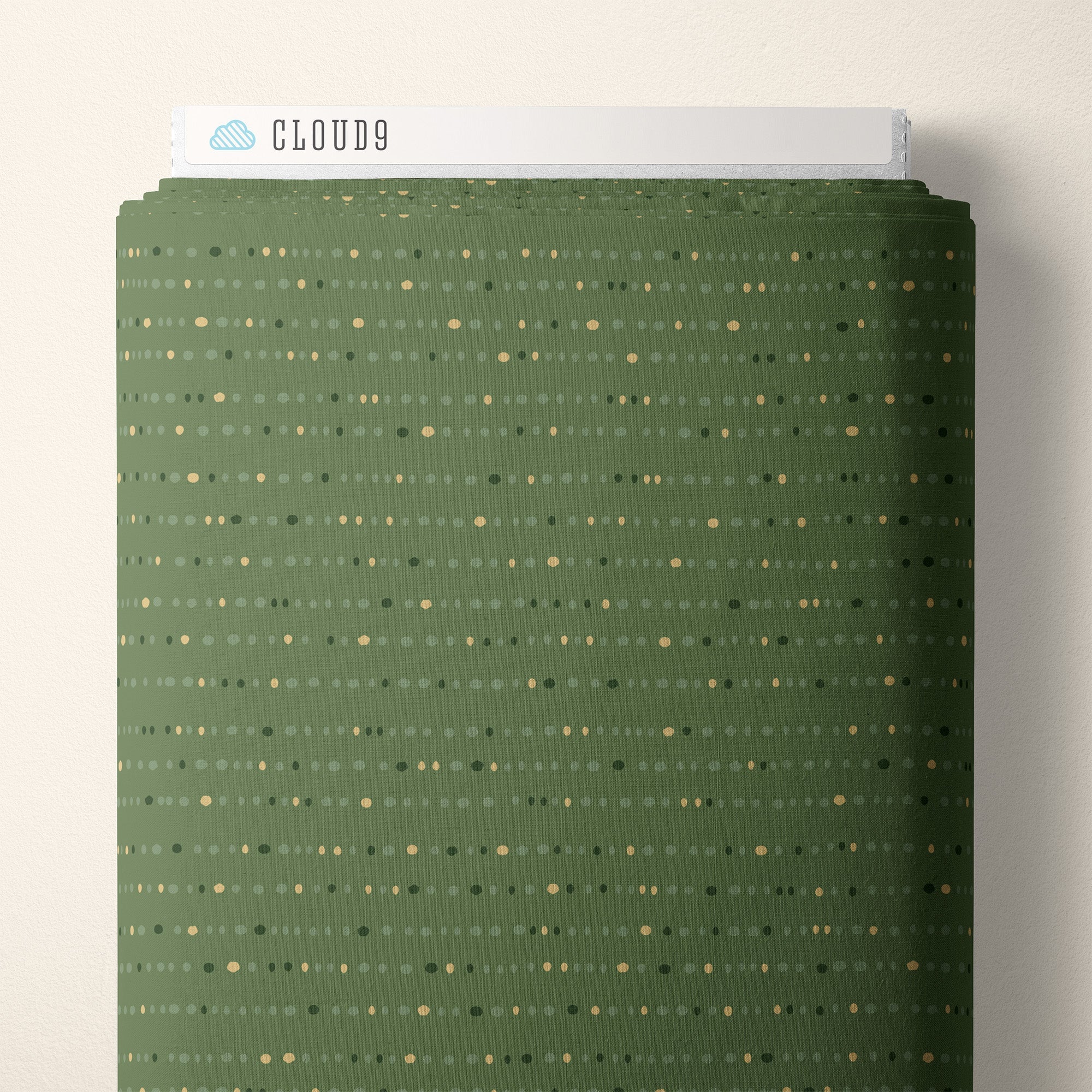 Fireflies - Green - Naturally Wild - Ann Gardner - Cloud 9 Fabrics - Poplin