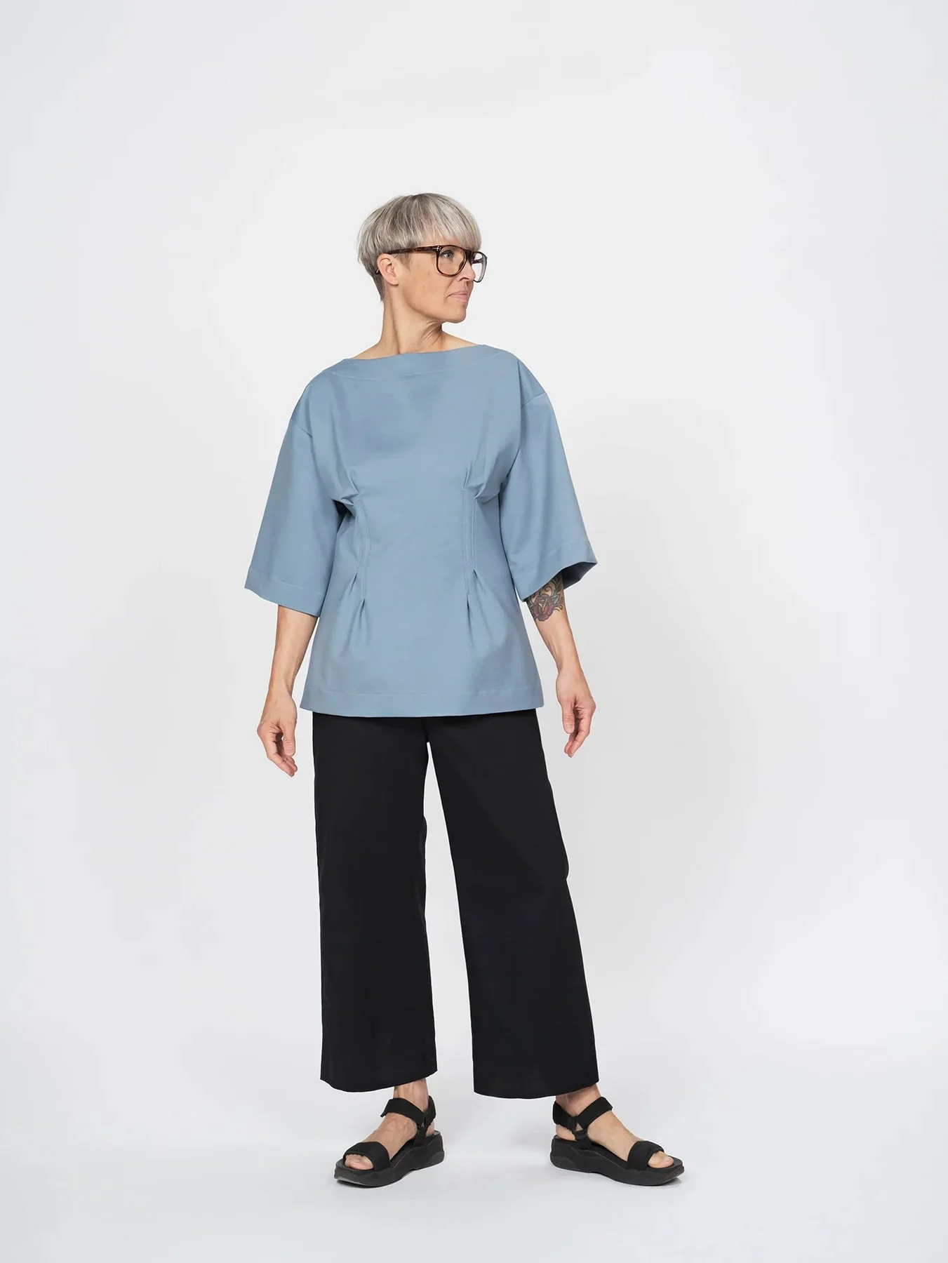 Fitted Waist T-Shirt Pattern - The Assembly Line - Image 2