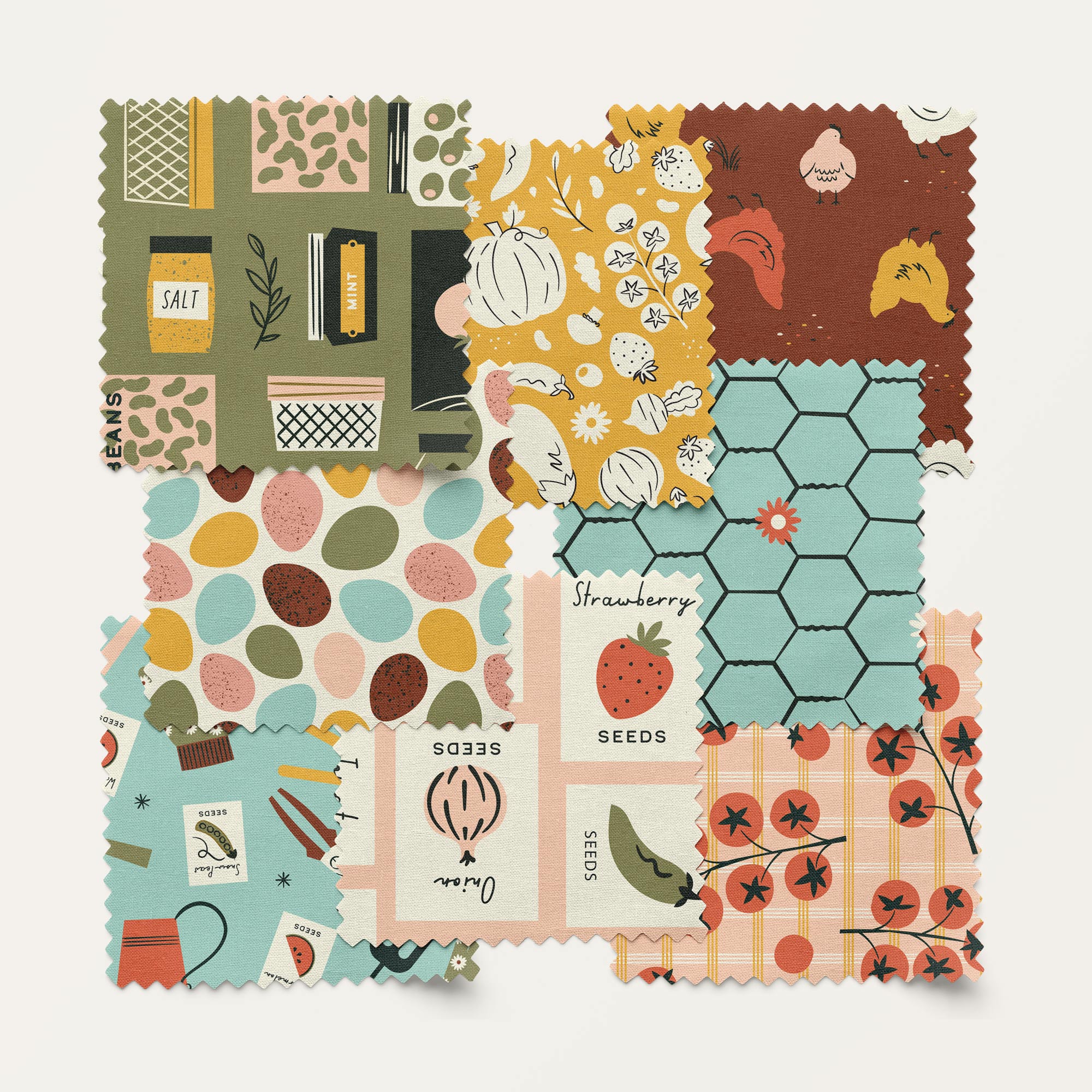 Seed Packets - Homestead Haven - Shelby Warwood - Cloud 9 Fabrics - Poplin - Image 4