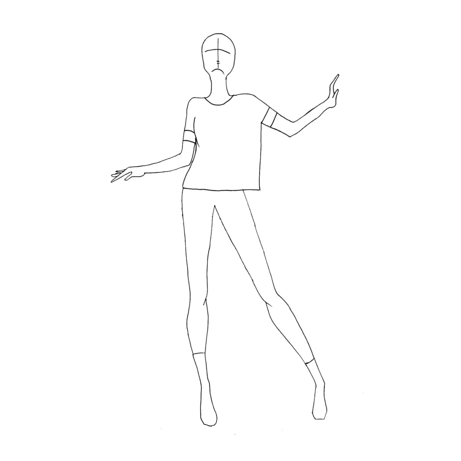 Florence Boxy Tee Sewing Pattern - Size Me - Image 4