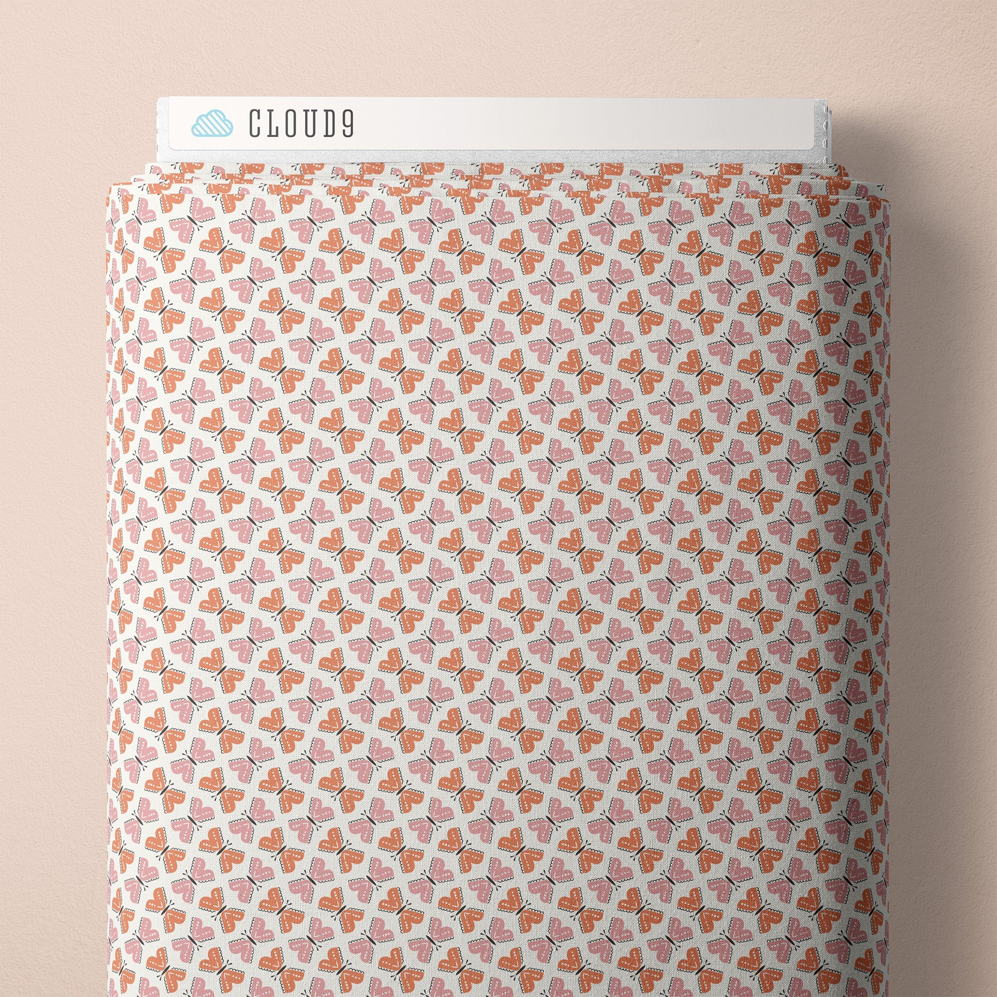 Flutter By - Carnation - Little Bo - Kimberly Morgan - Cloud 9 Fabrics - Poplin