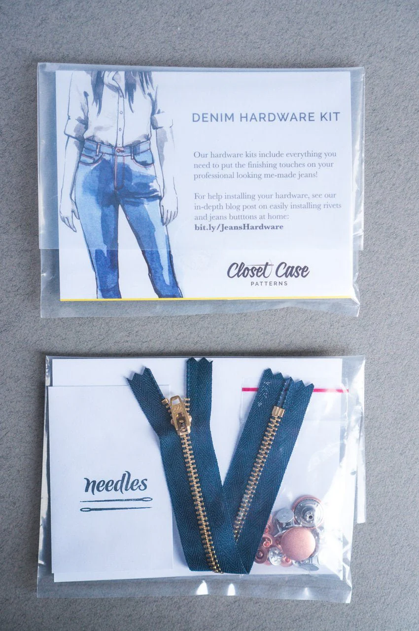 Zipper Fly Jeans Making Kit - Closet Core Patterns - Image 5