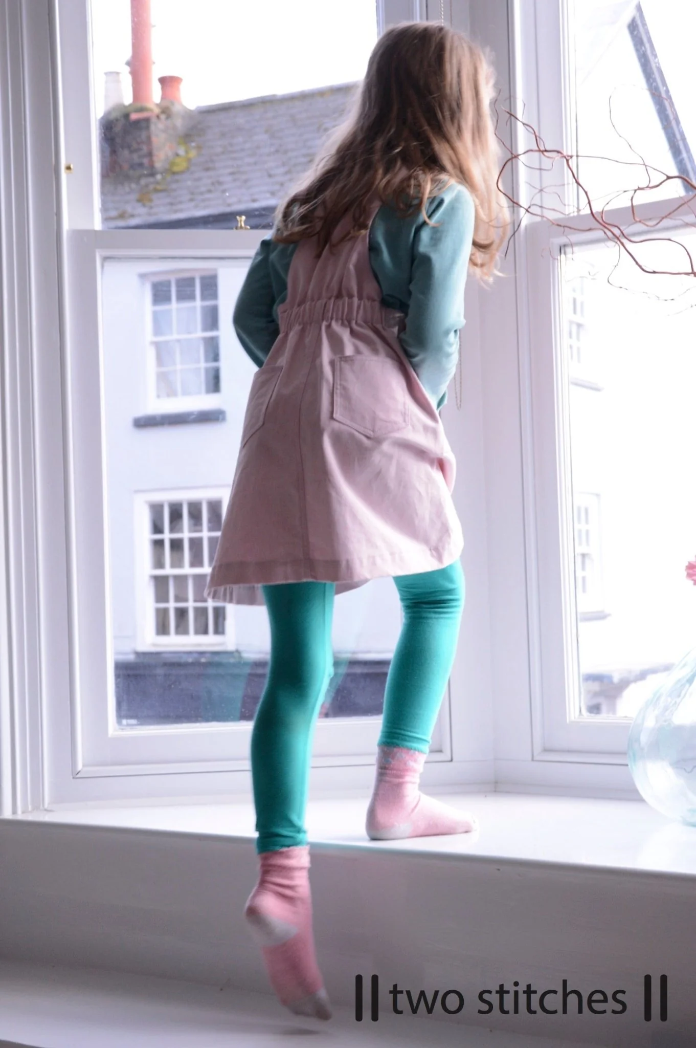 Freddie Dungarees & Dress (3-9 Years) - Kids Paper Sewing Pattern - Two Stitches Patterns - Image 2