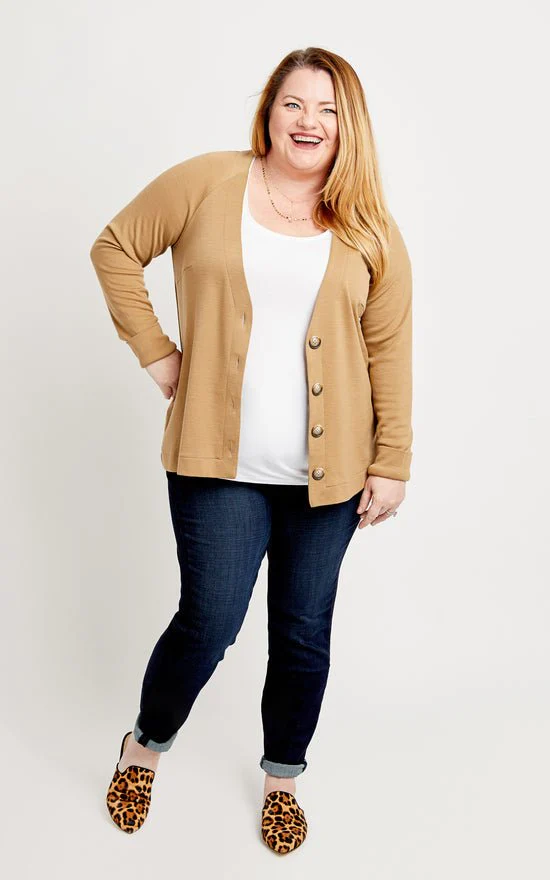Fuller Cardigan Paper Pattern - Cashmerette - Image 2
