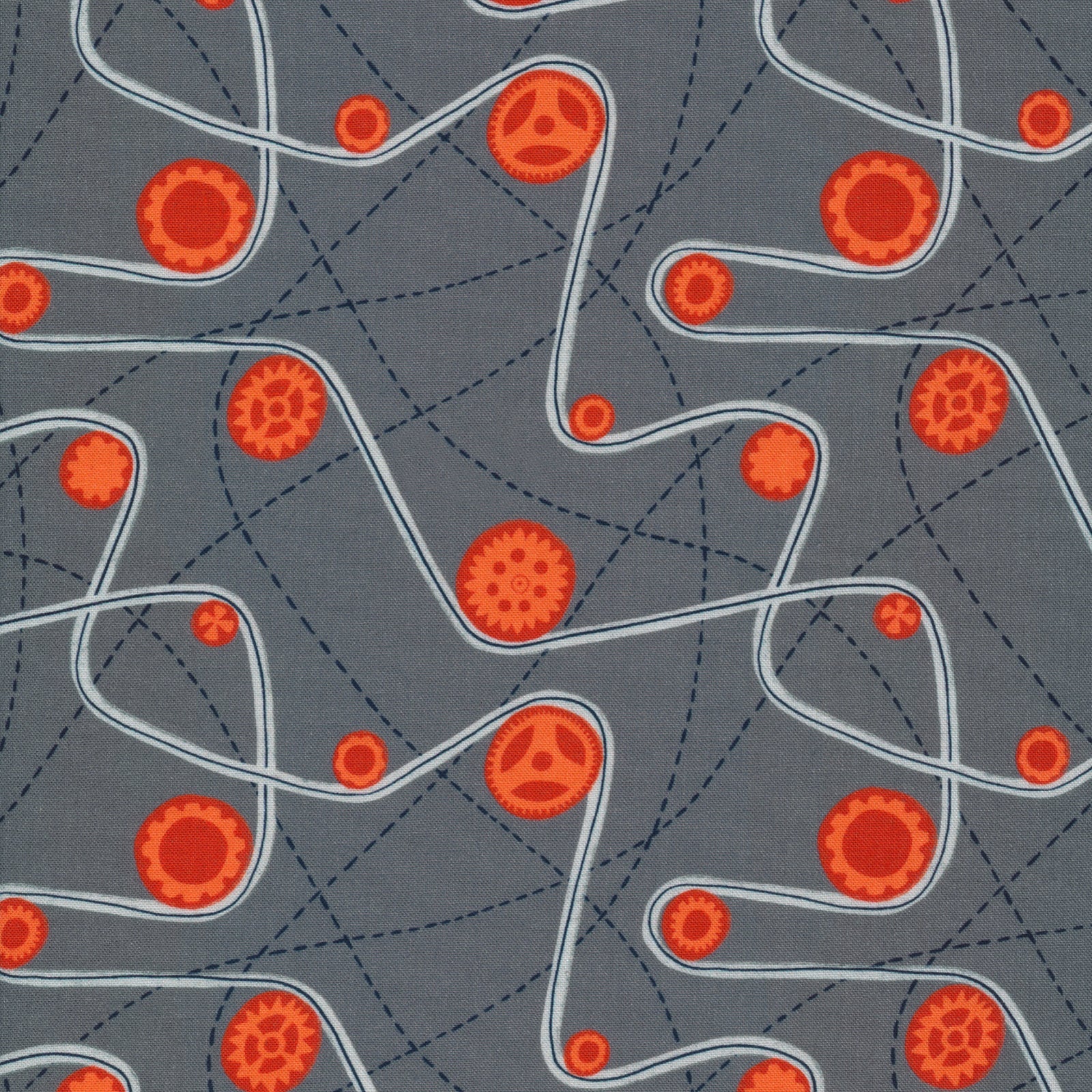 Gears - High Gear - MK Surface - Cloud 9 Fabrics - Poplin - Image 3