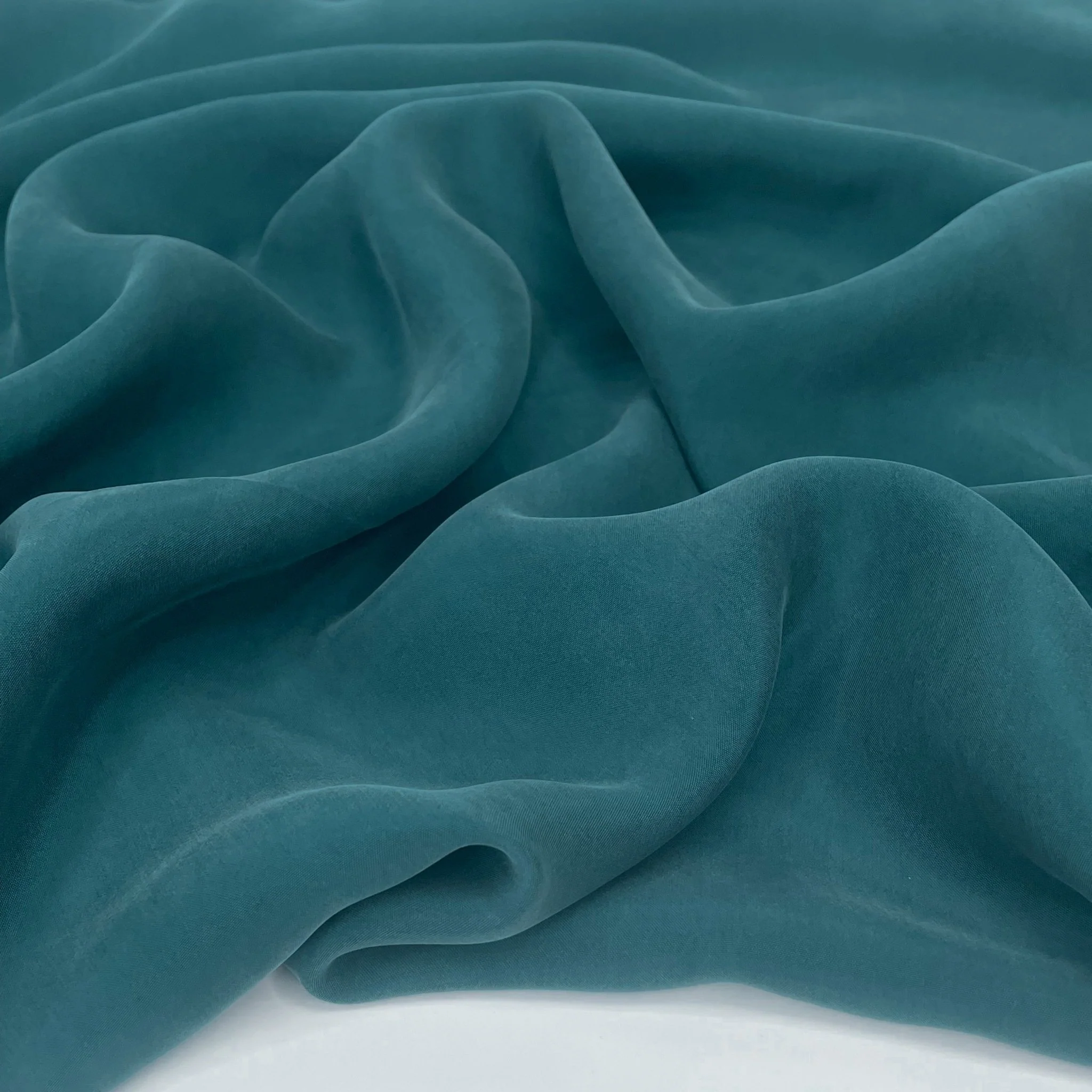 Sand-Washed Cupro/Rayon Woven - Jewel